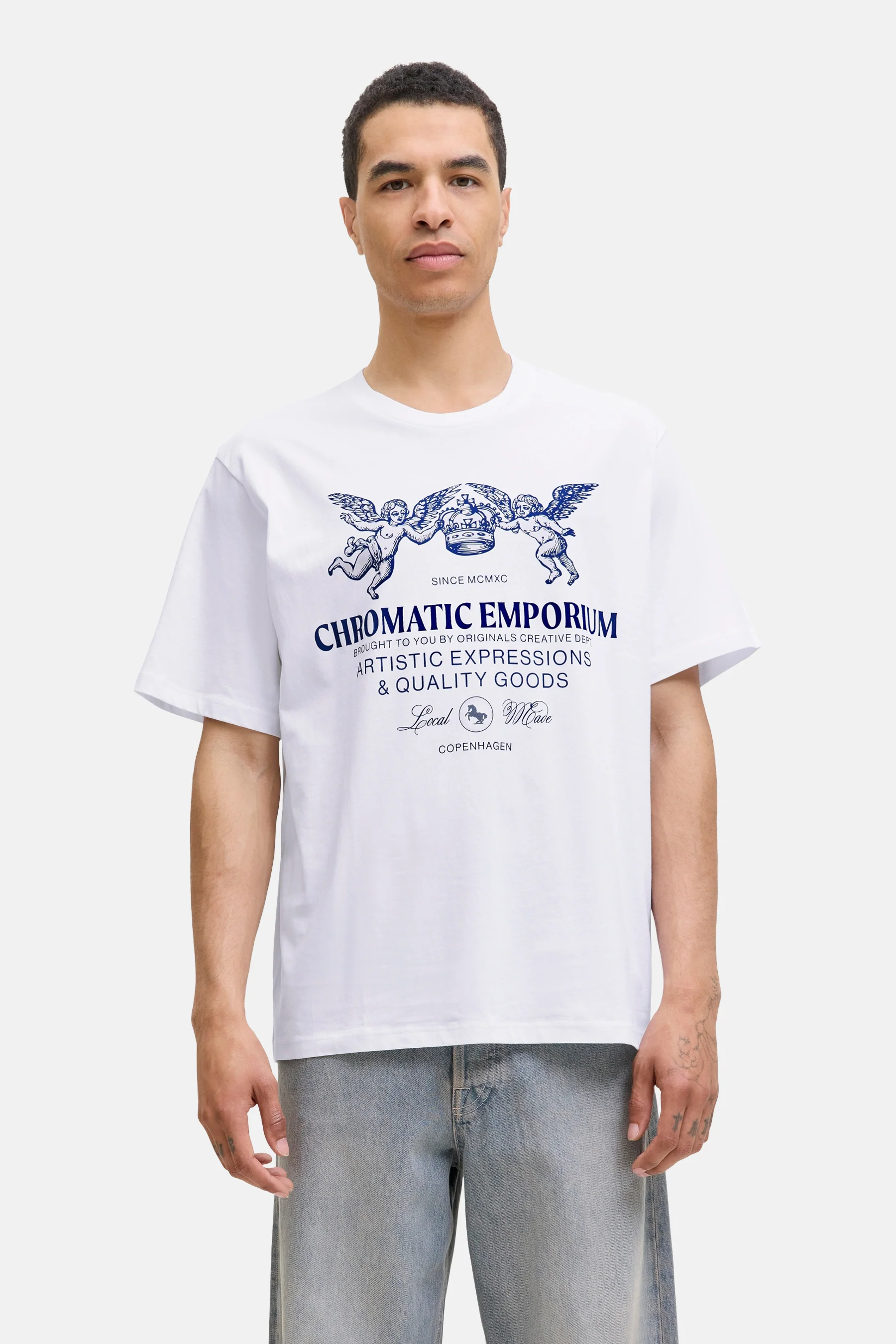 T-shirt met korte mouwen - wit