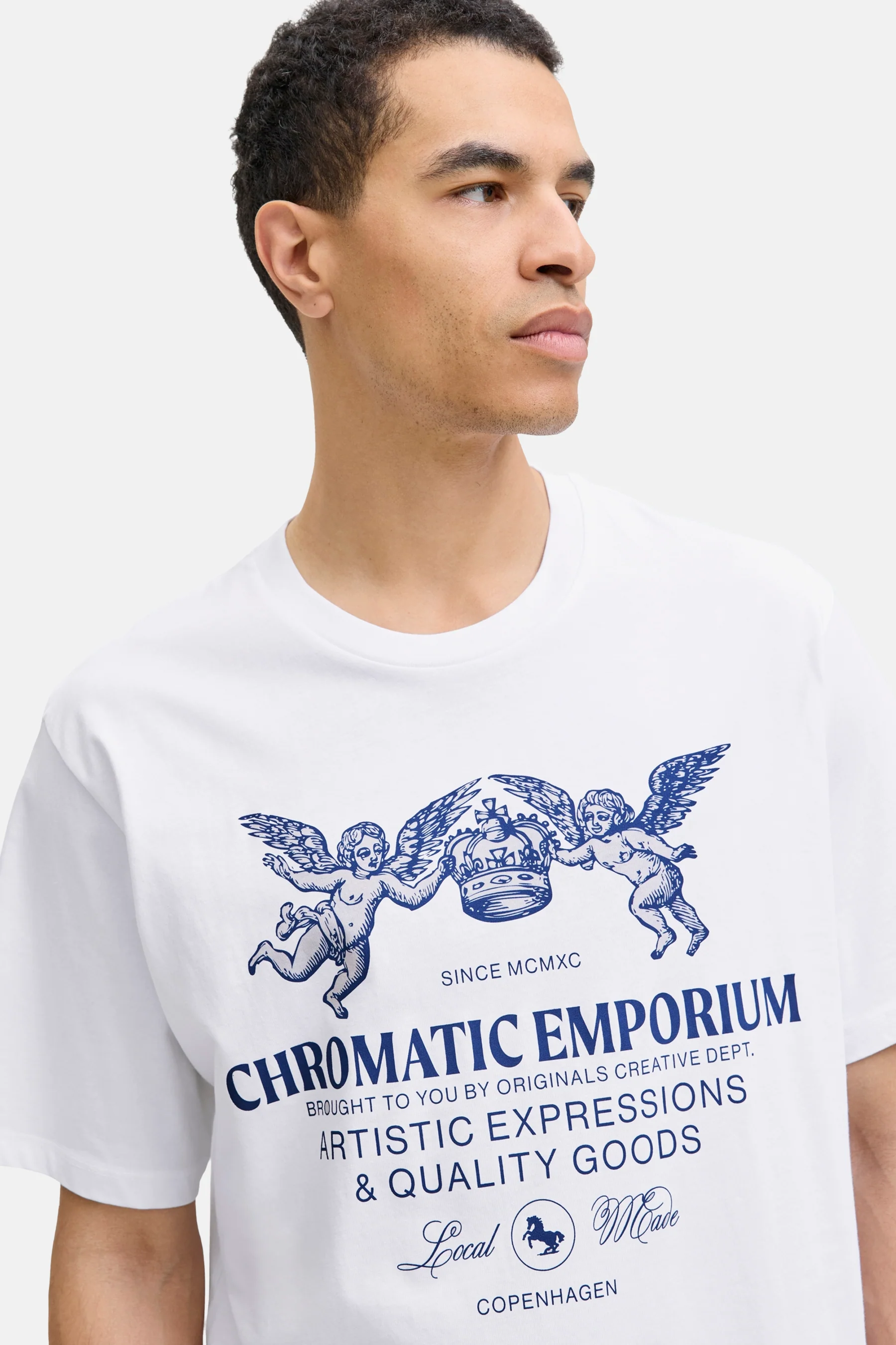 T-shirt met korte mouwen - wit - Image 6