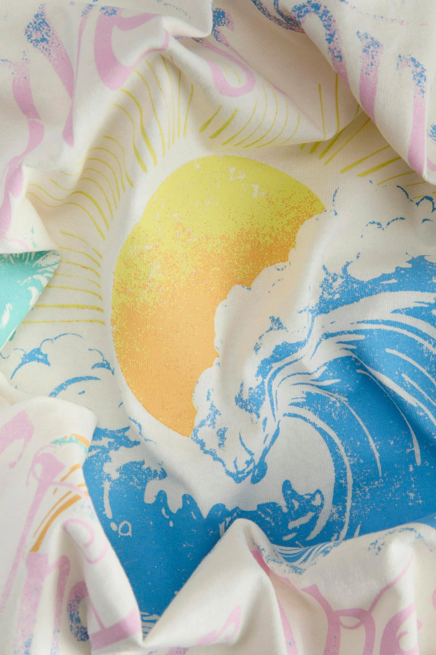 T-shirt met korte mouwen - Geel - Image 3