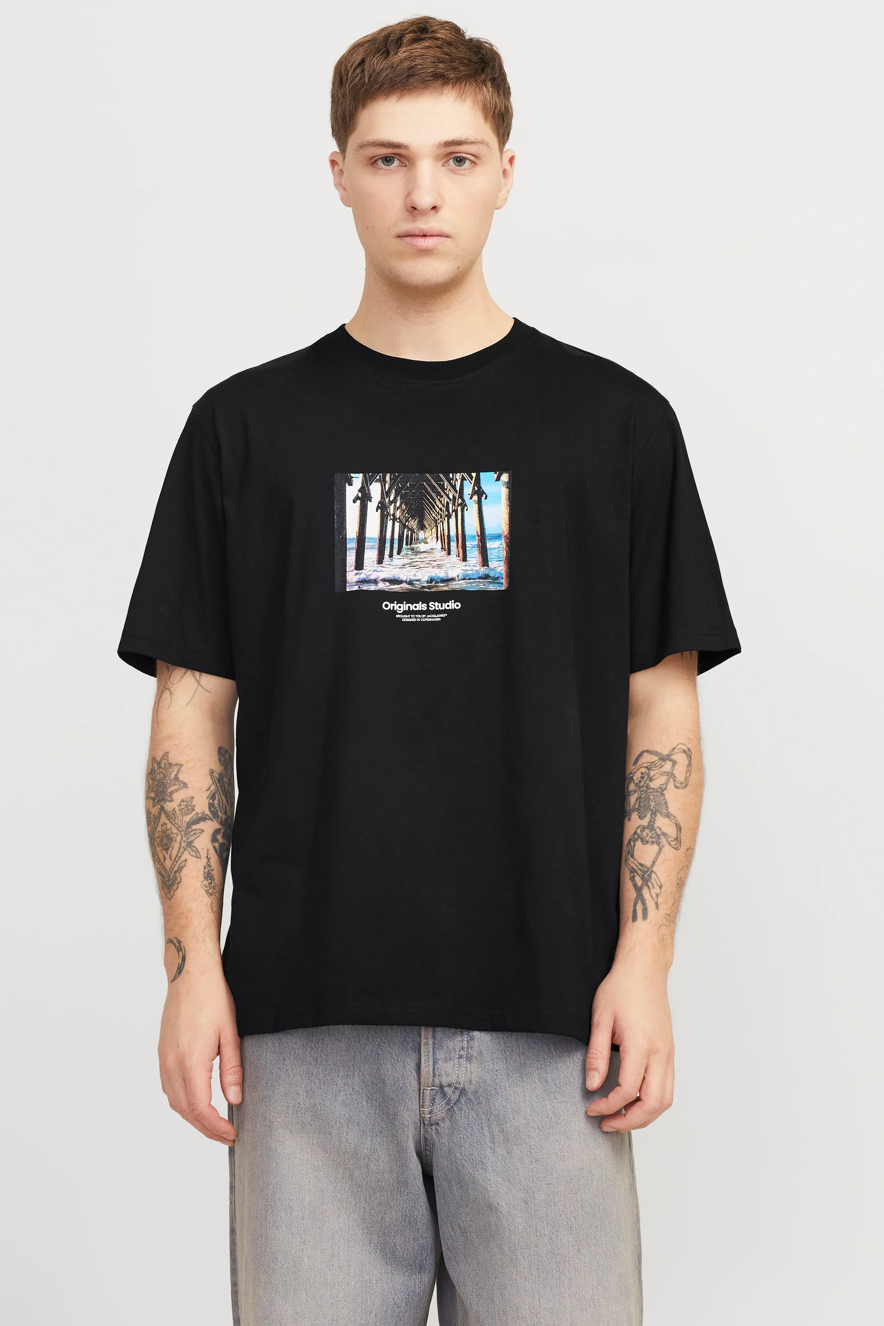 T-shirt met korte mouwen - zwart