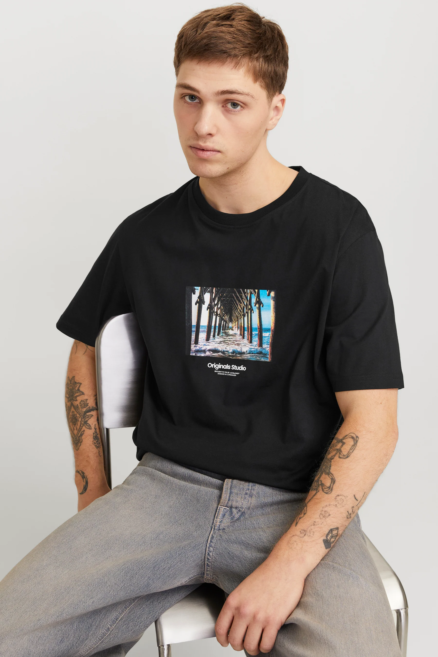 T-shirt met korte mouwen - zwart - Image 6