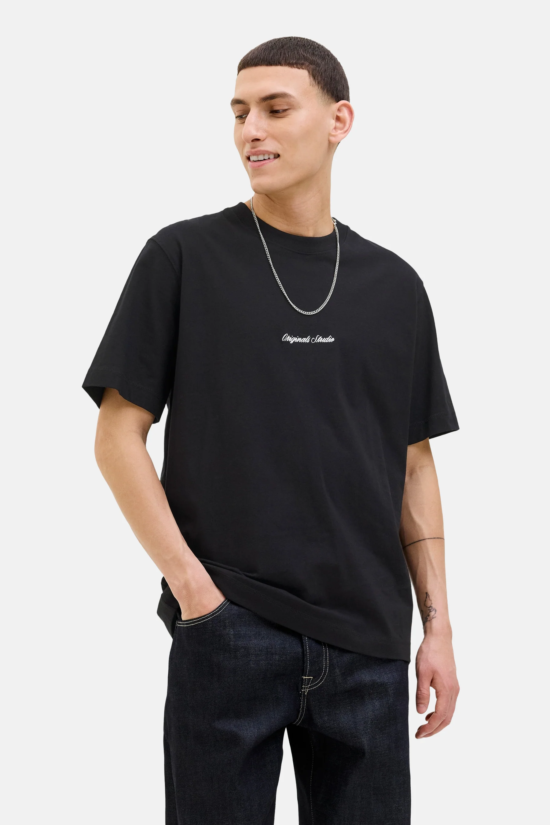 T-shirt met korte mouwen - zwart