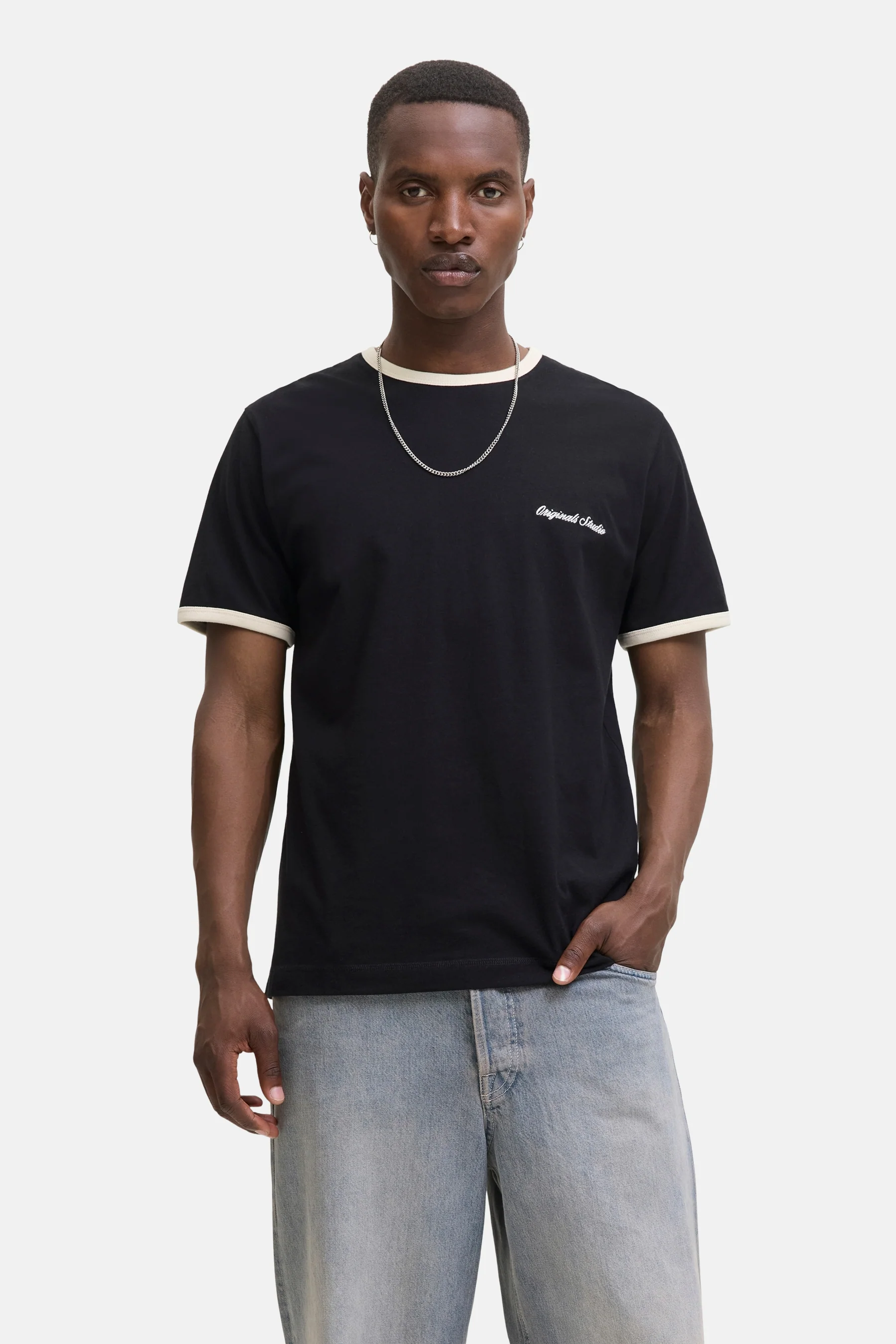 T-shirt met korte mouwen - zwart