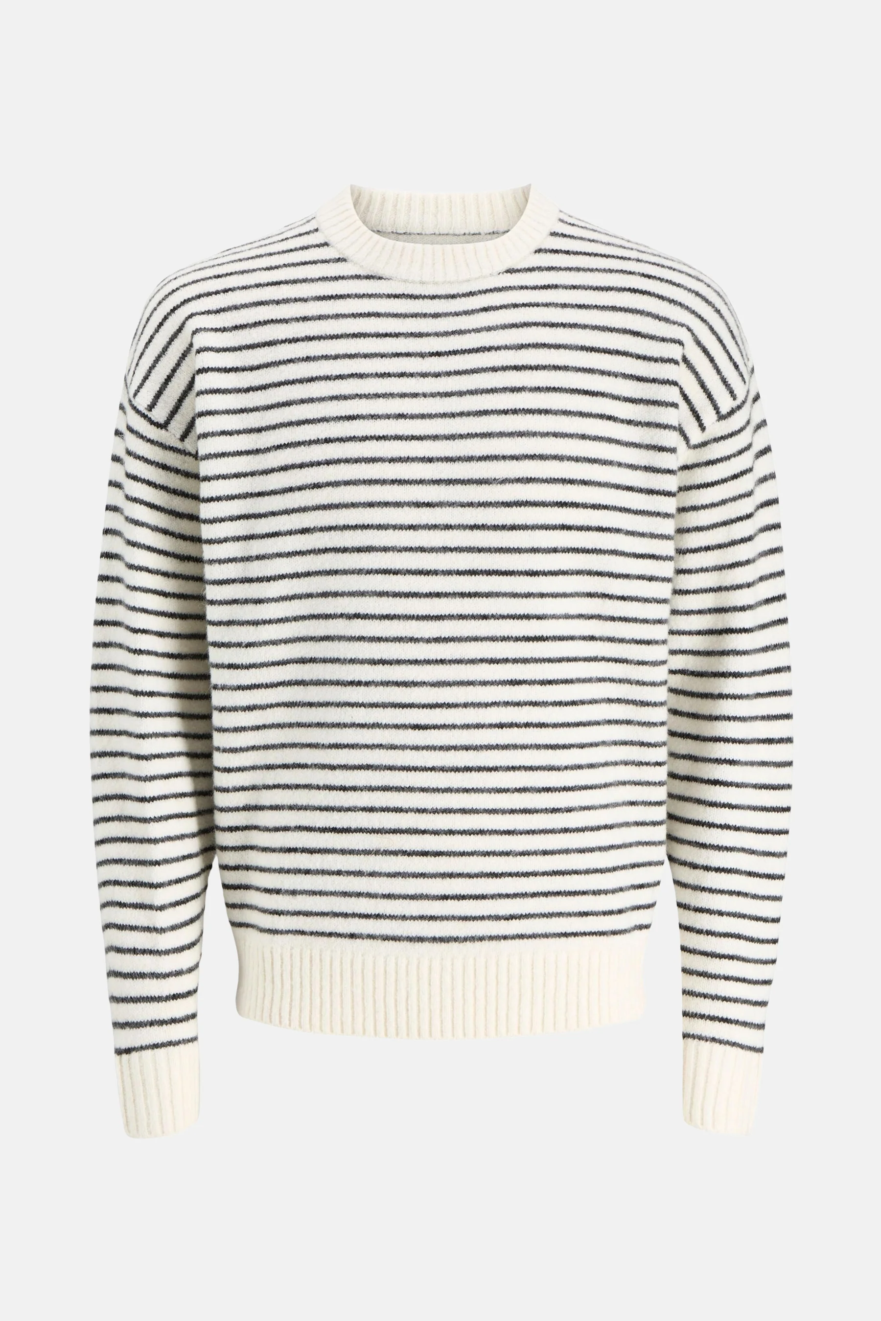 Pull met ronde hals - Ecru