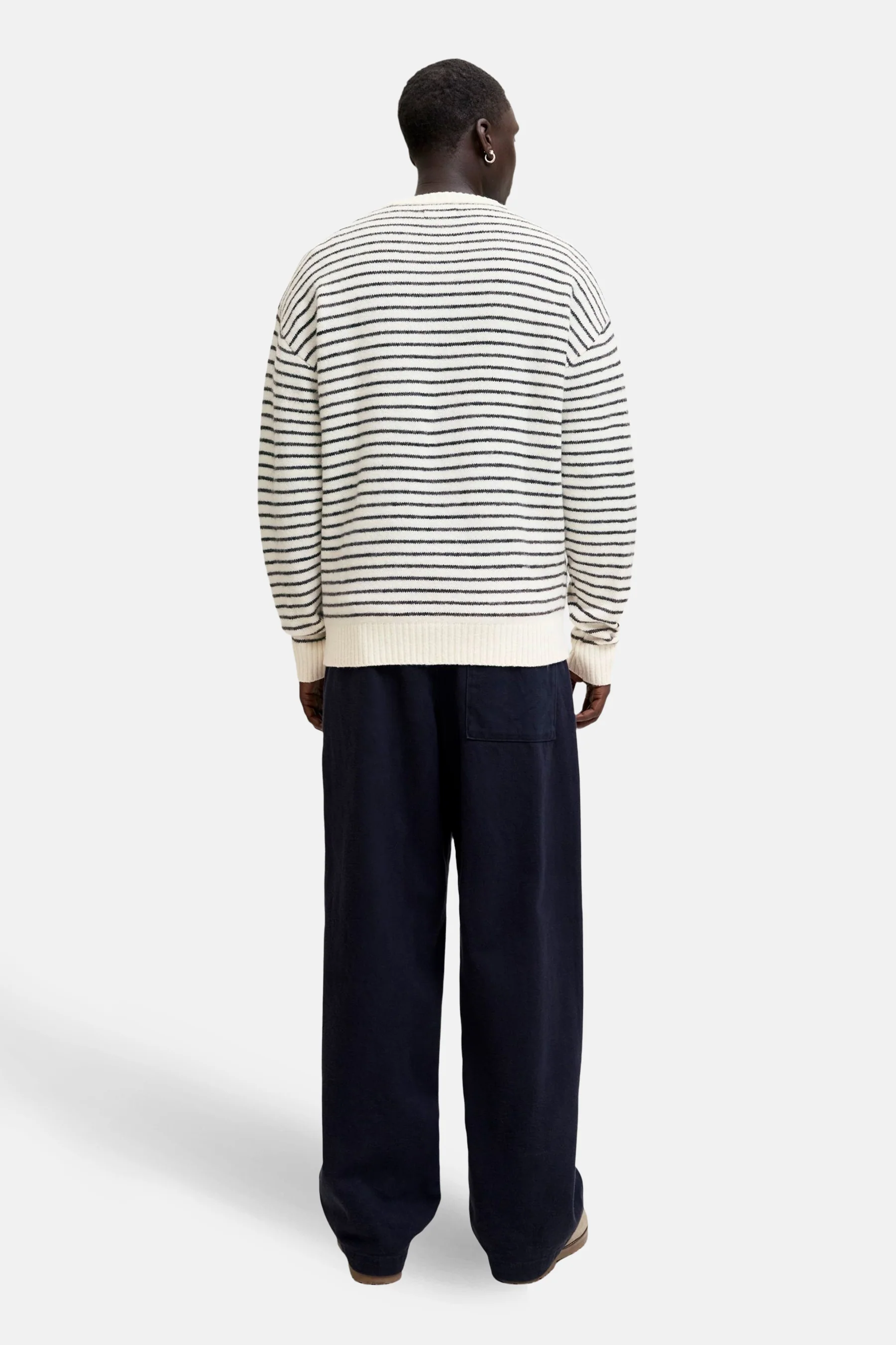 Pull met ronde hals - Ecru - Image 3