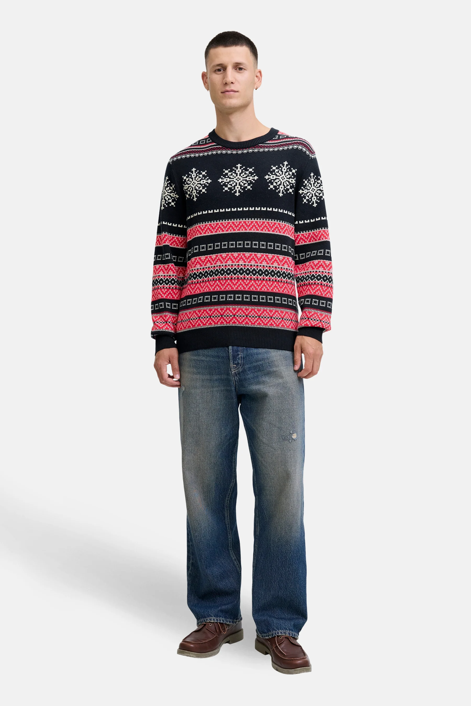 Pull met ronde hals - blauw - Image 2