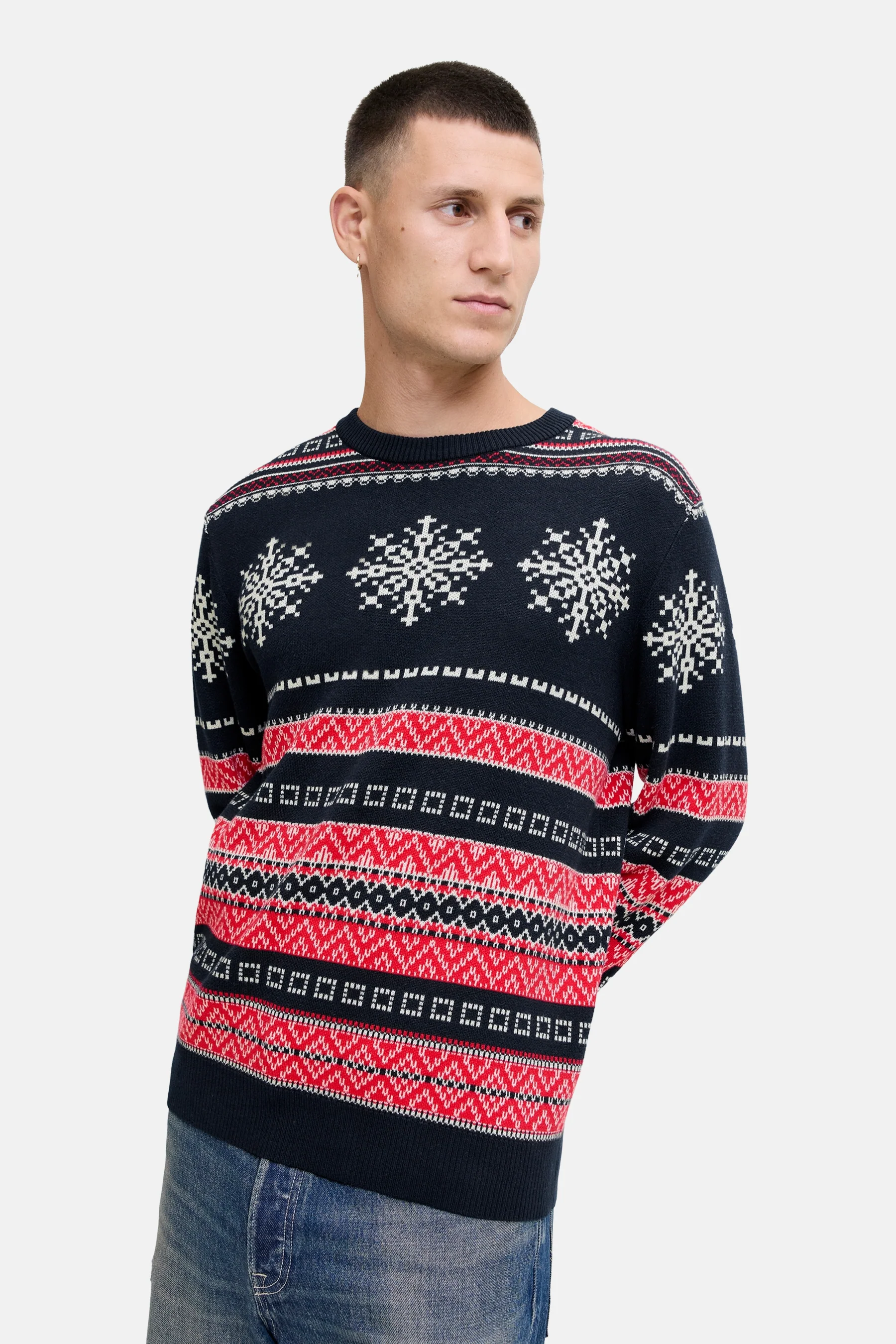Pull met ronde hals - blauw - Image 6