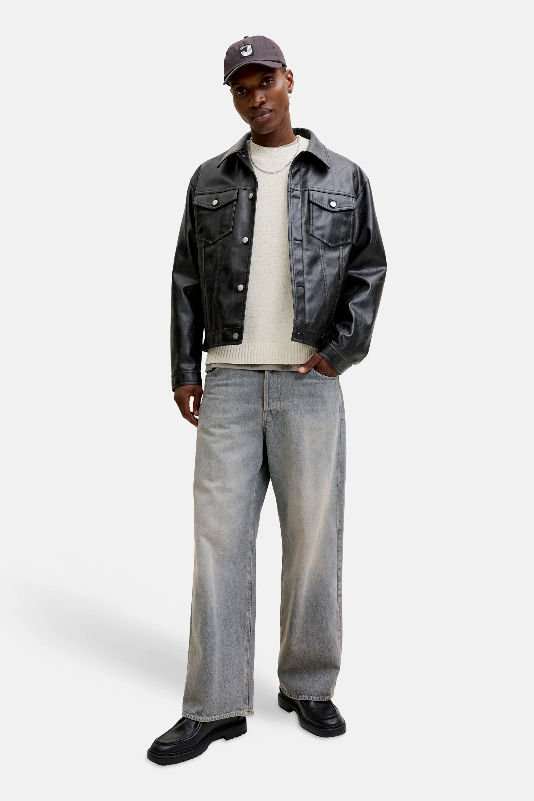Pull met ronde hals - ecru - Image 3