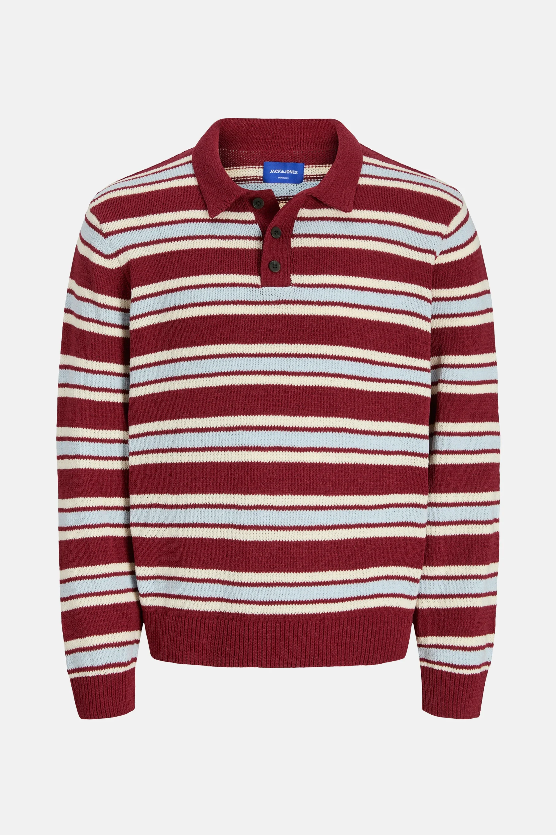 Trui met V-hals rood - ORIGINALS BY JACK & JONES - Image 7