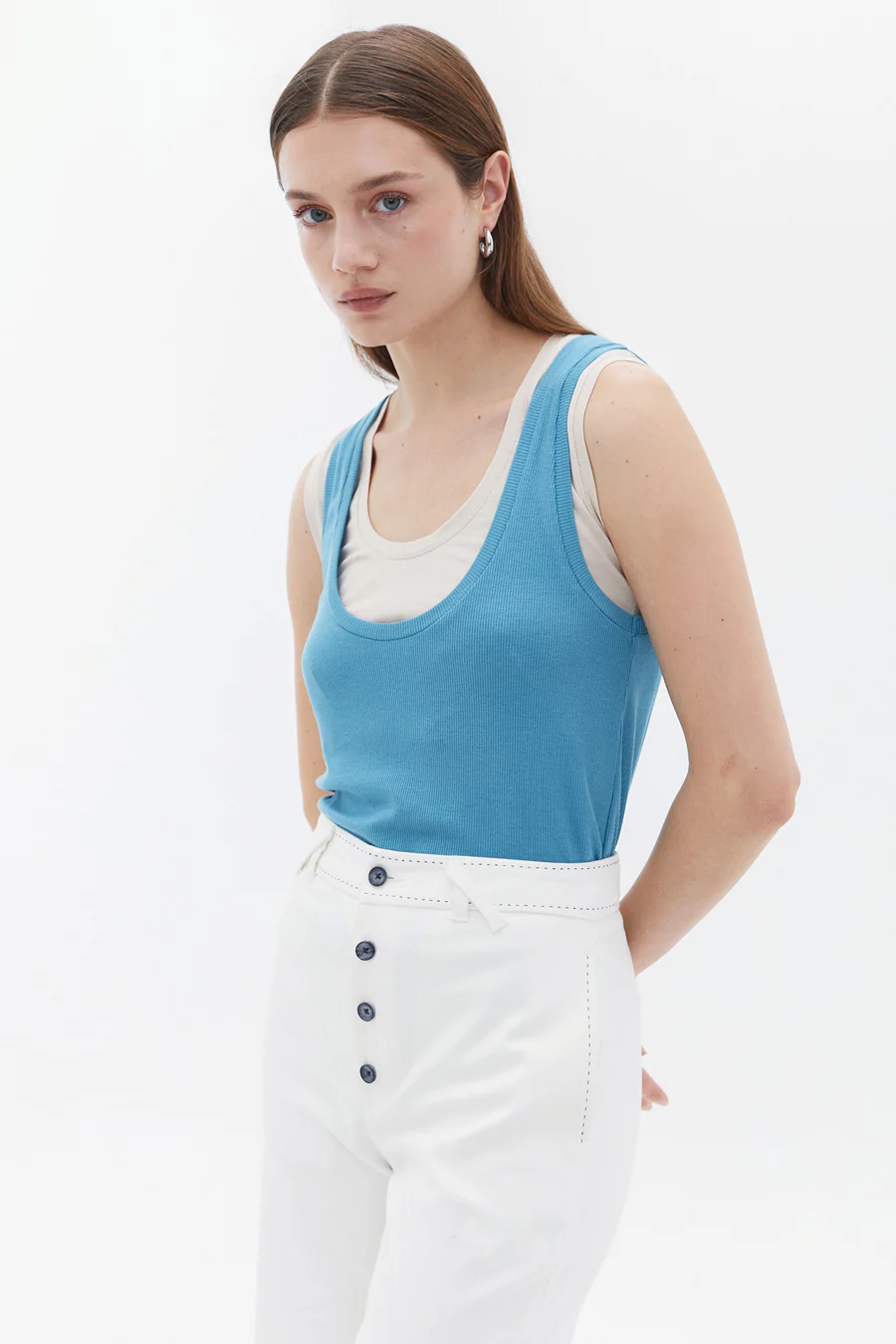 Tanktop - blauw - Image 4