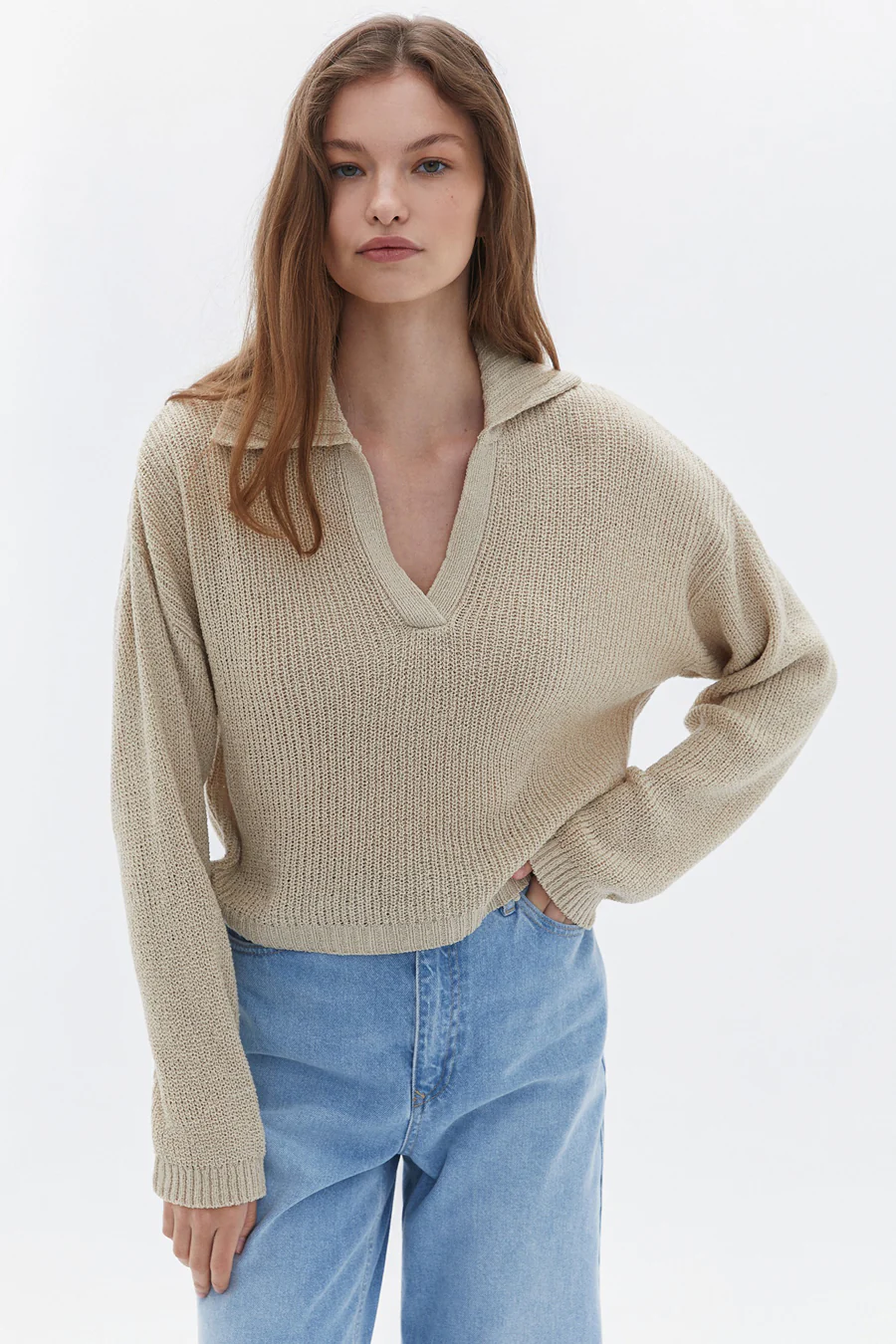 Pull - beige