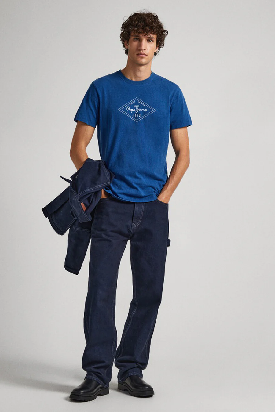 T-shirt - blauw - Image 2