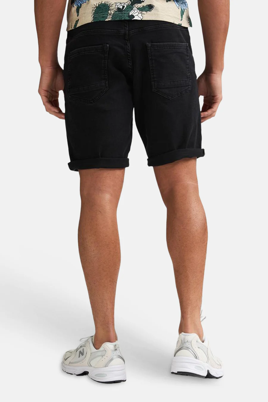 Cargoshort - black denim - Image 5