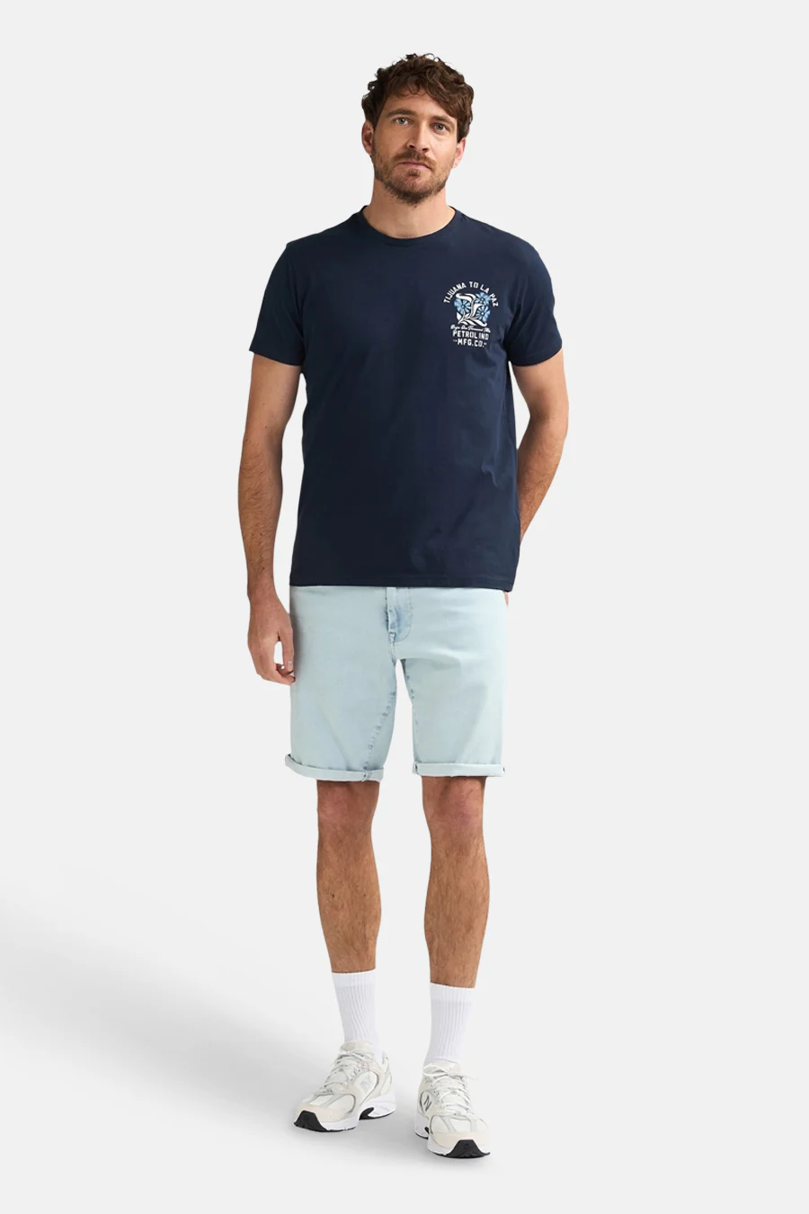 Cargoshort - Light blue denim - Image 2