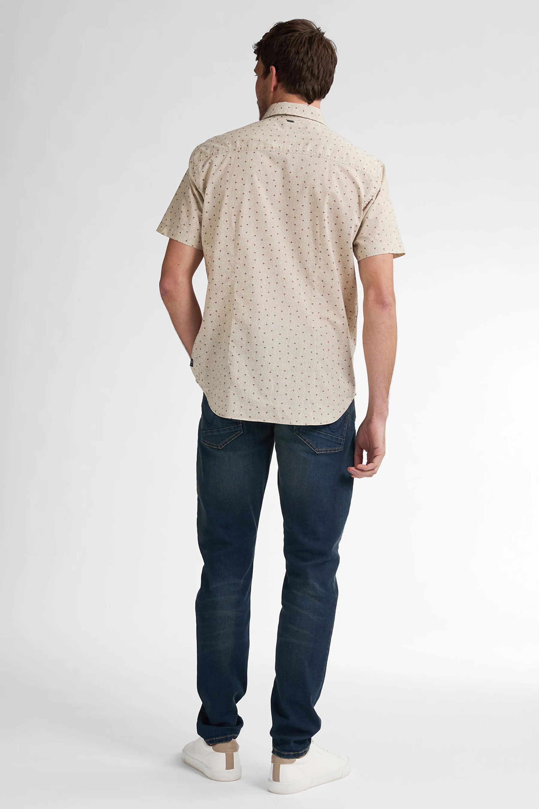 Hemd met korte mouwen - beige - Image 3