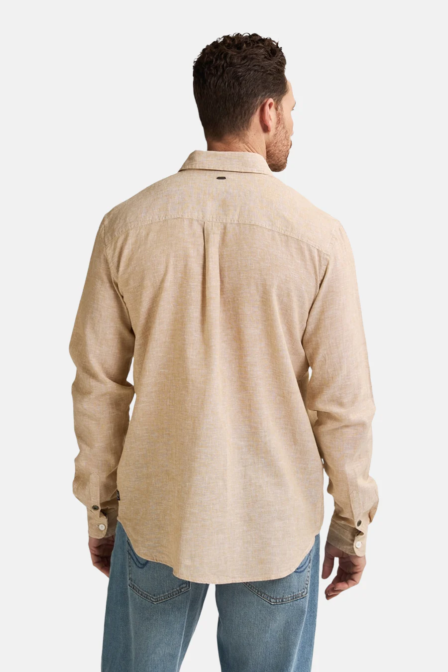 Hemd met lange mouwen - beige - Image 7