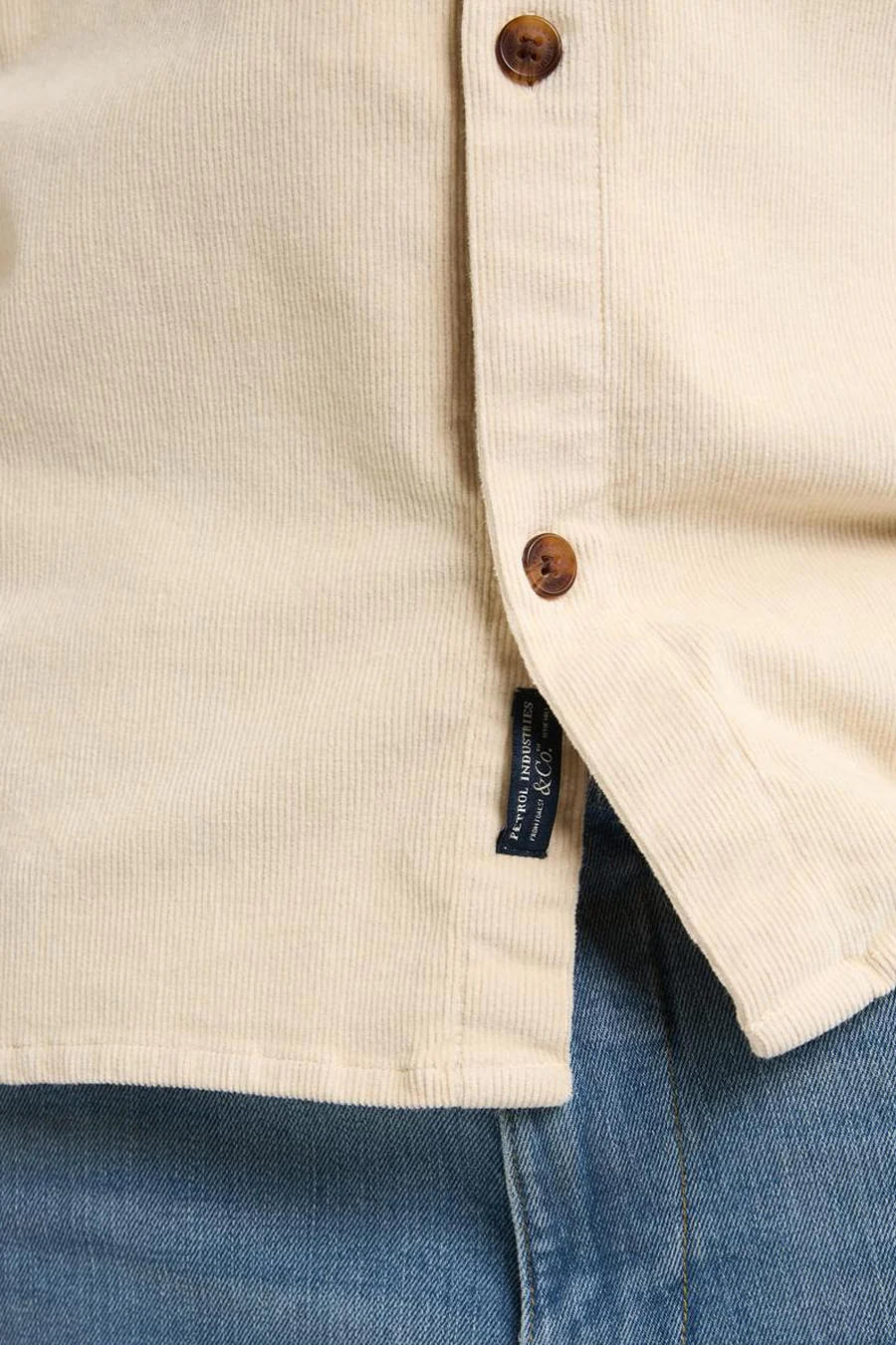 Hemd (lange mouwen) beige - Petrol Industries® - Image 4
