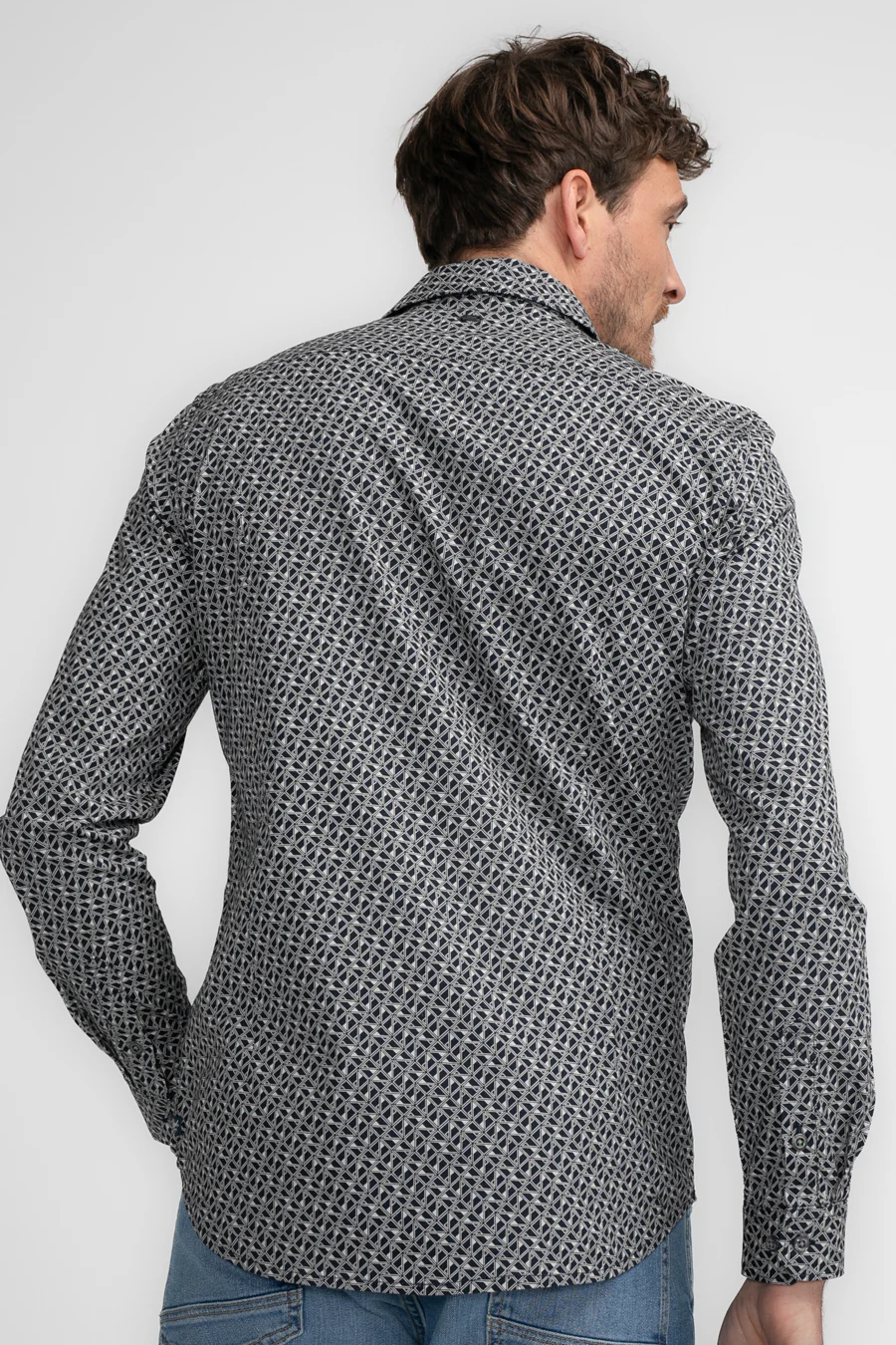 Hemd met lange mouwen - blauw - Image 8