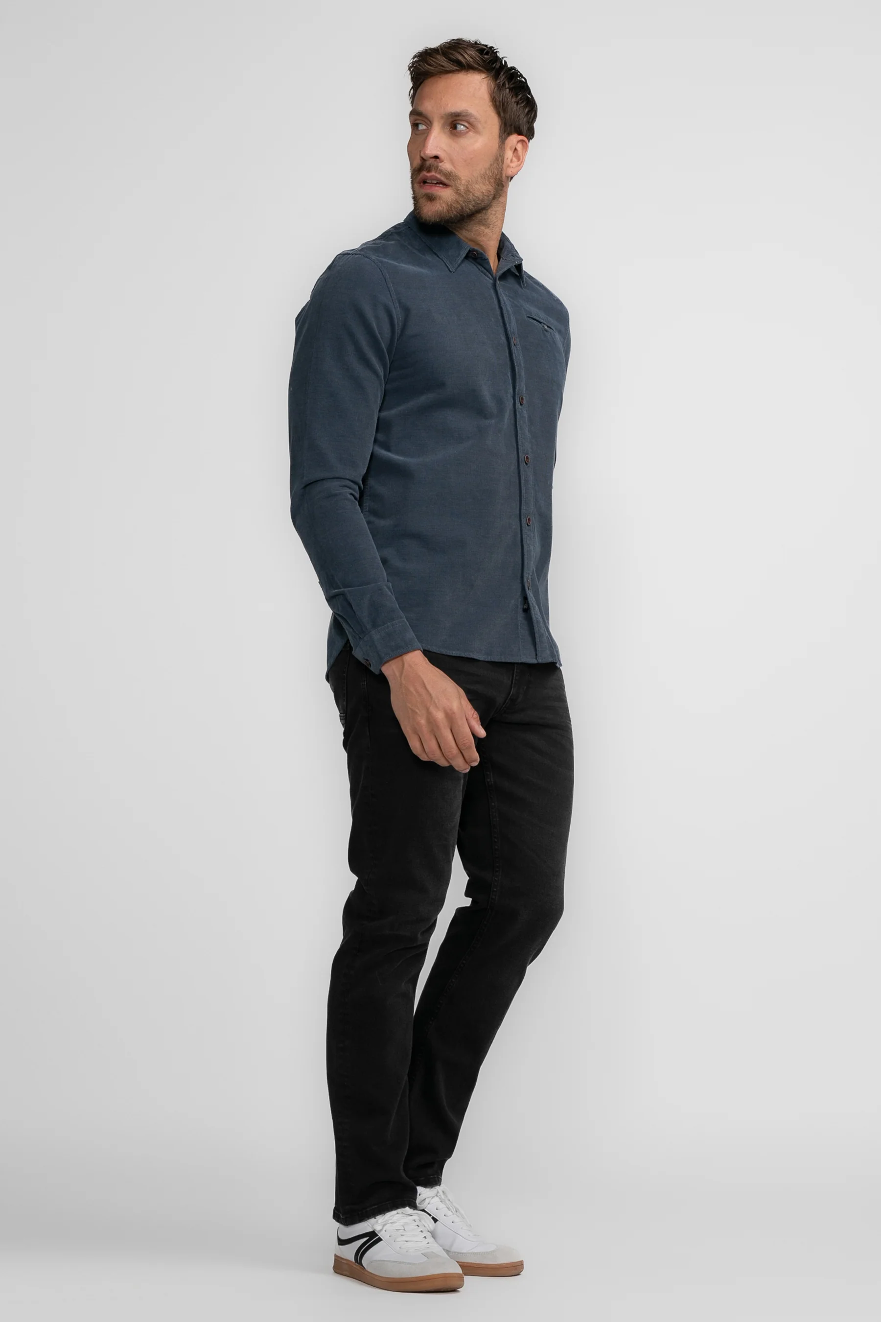 Hemd met lange mouwen - blauw - Image 2