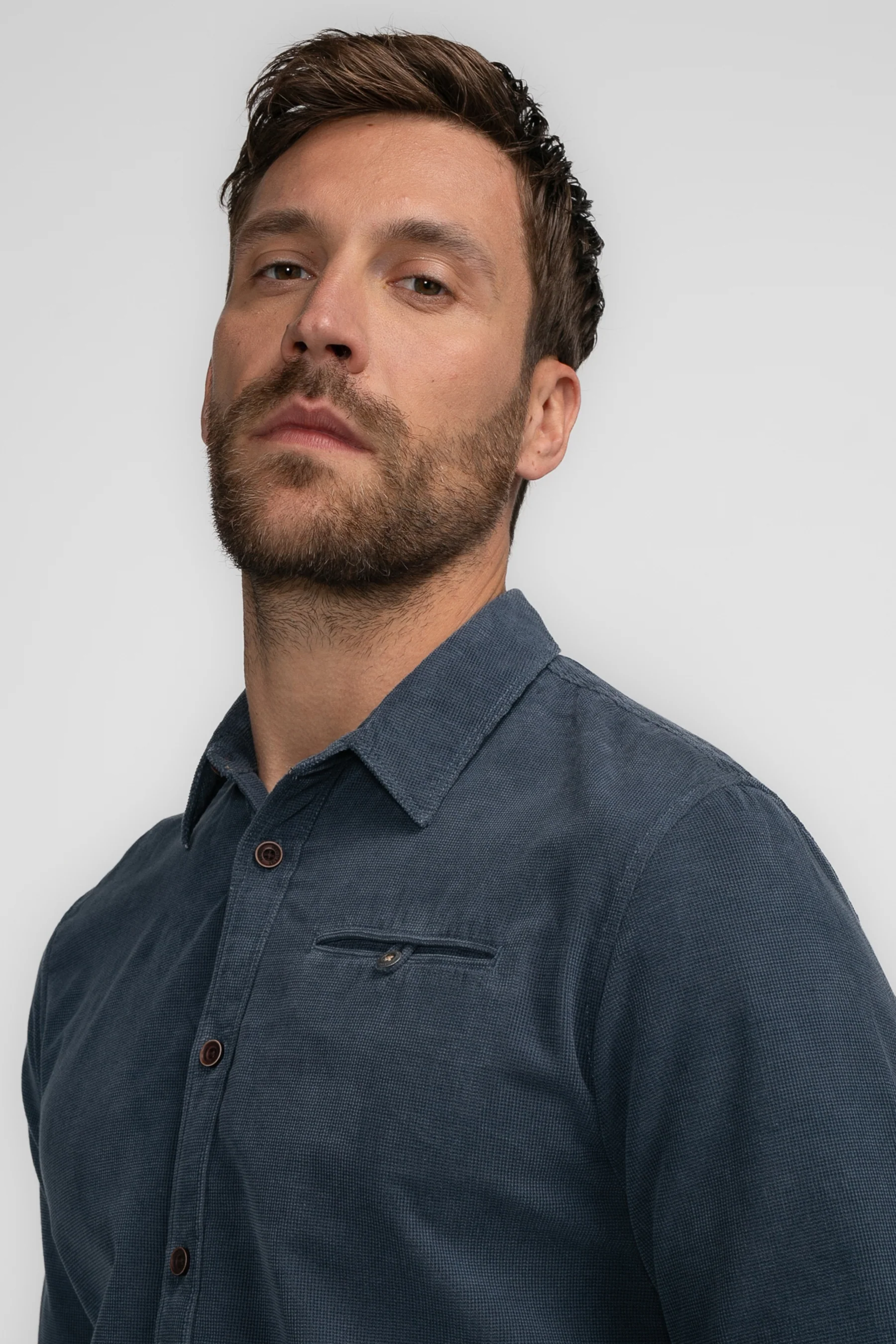 Hemd met lange mouwen - blauw - Image 5