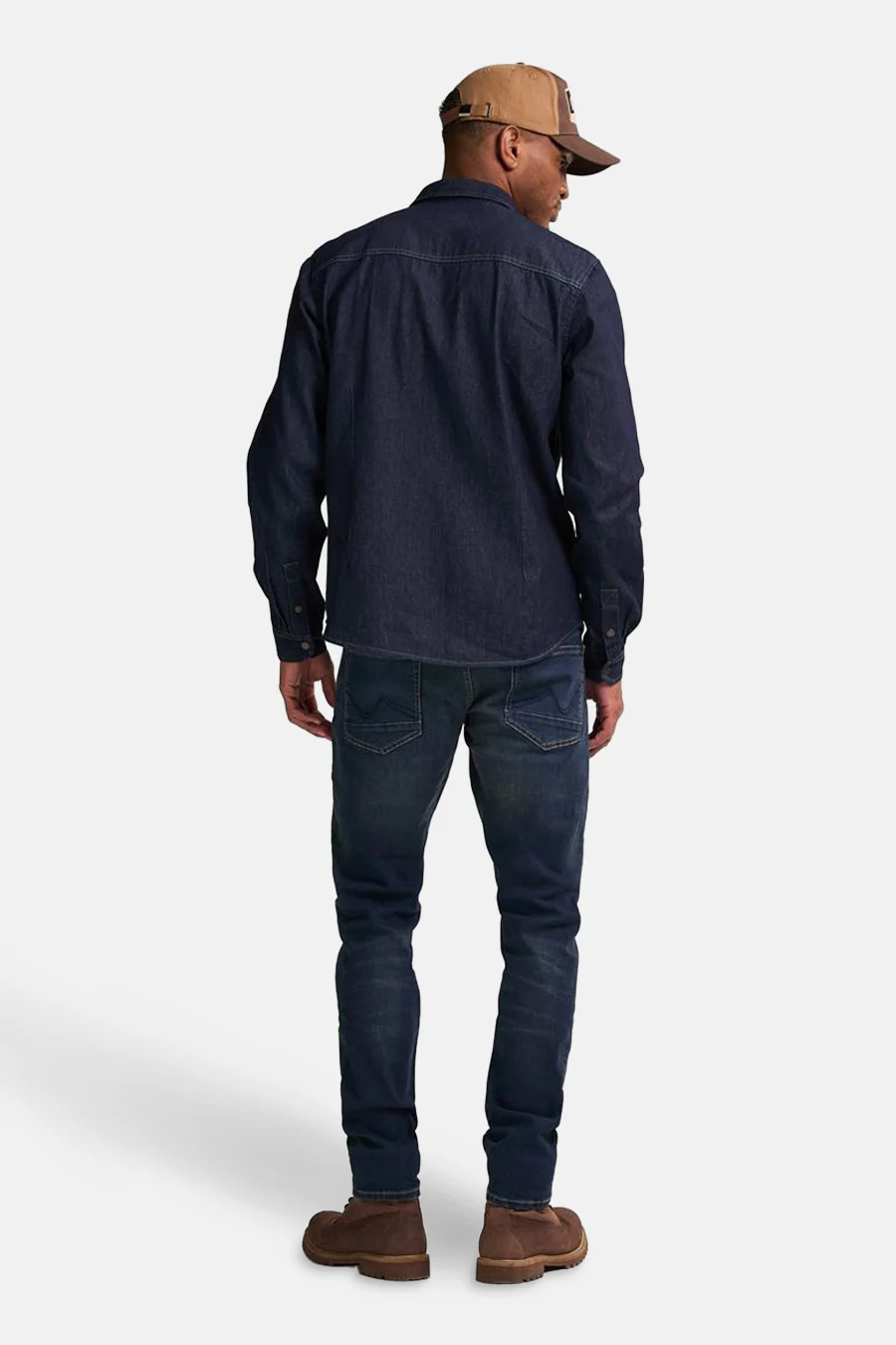 Hemd met lange mouwen - Dark blue denim - Image 3