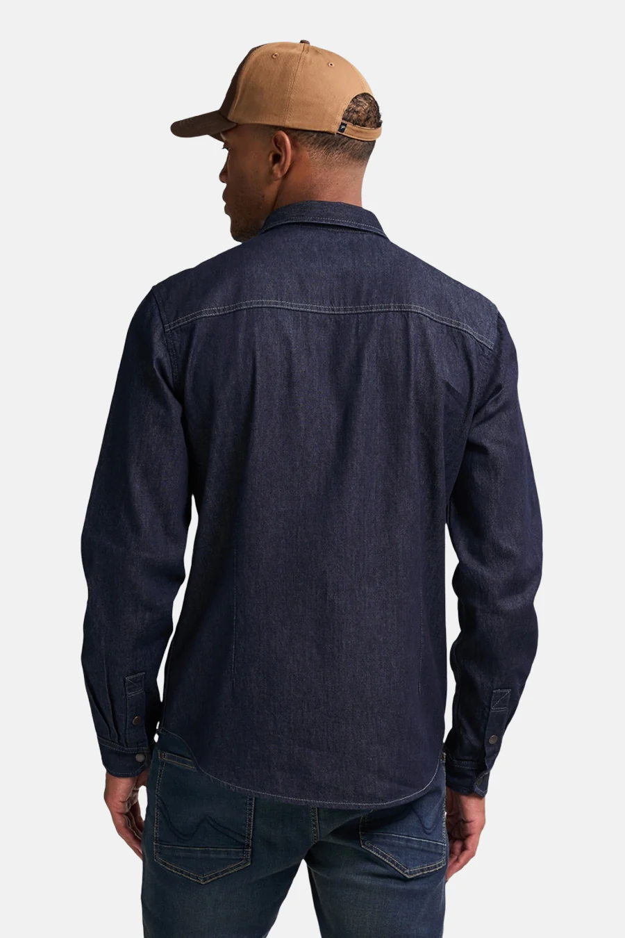 Hemd met lange mouwen - Dark blue denim - Image 7