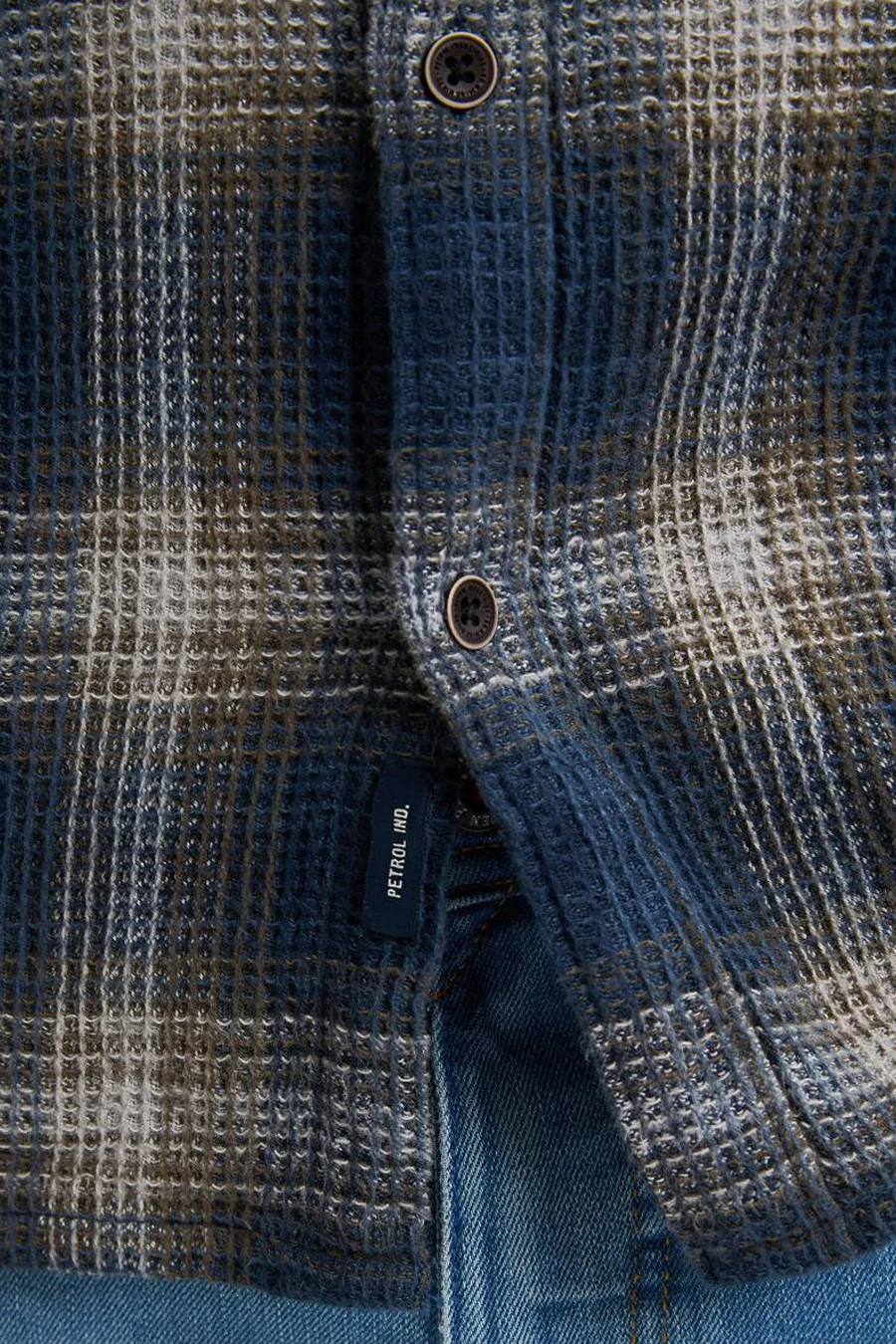 Hemd (lange mouwen) blauw - Petrol Industries® - Image 4