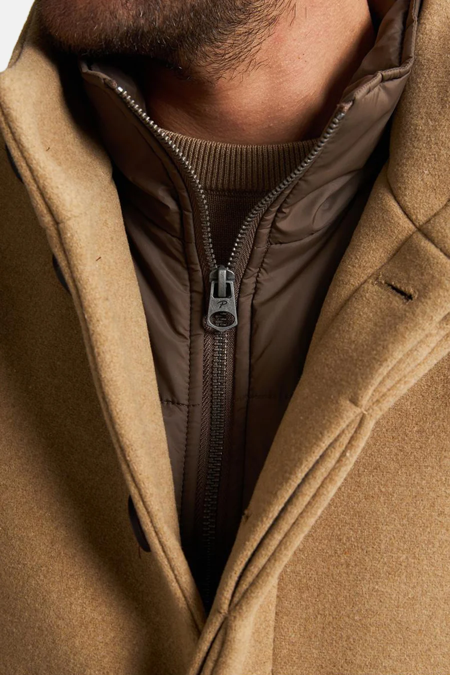 Lange jas - beige - Image 4