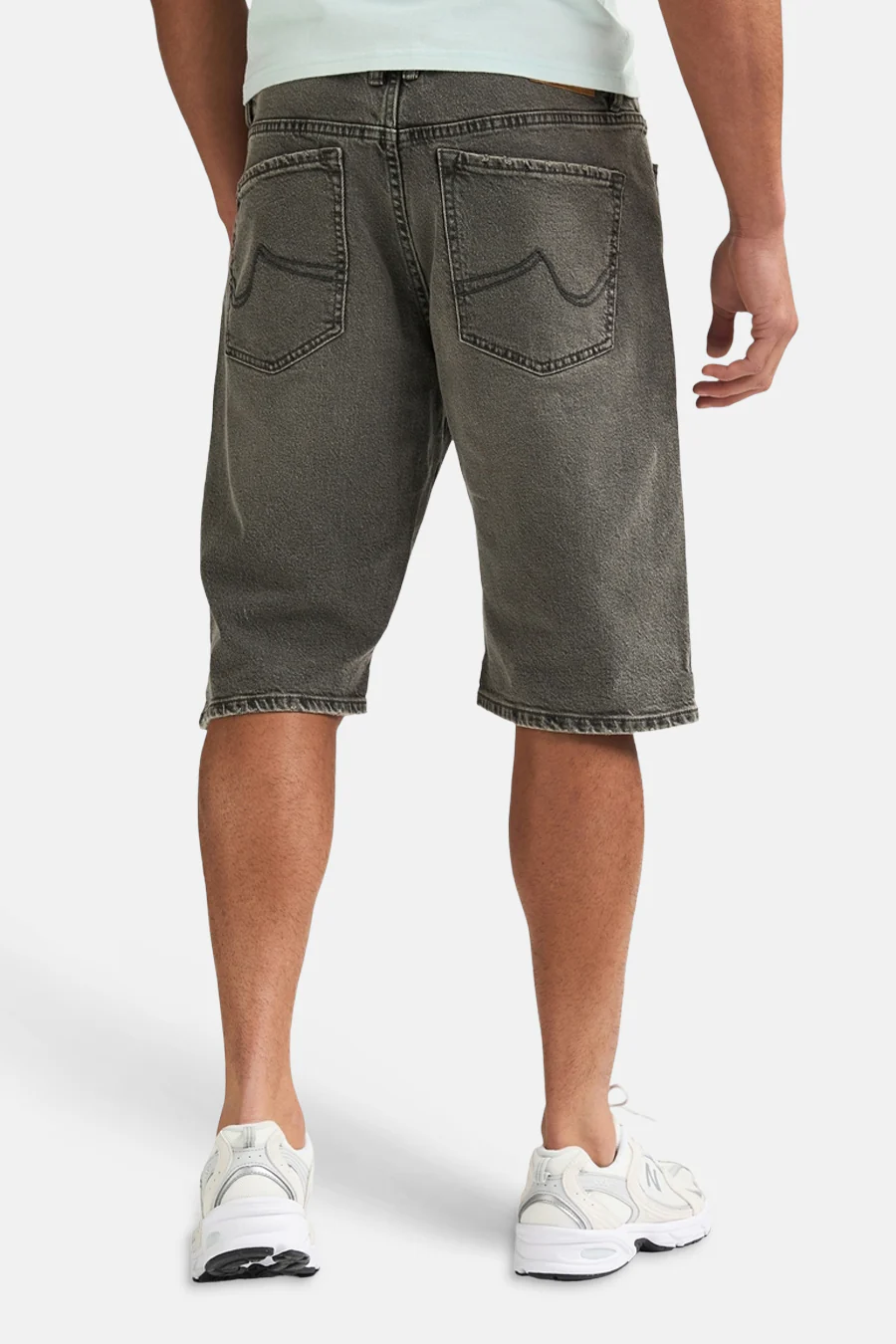 Short - Mid grey denim - Image 7