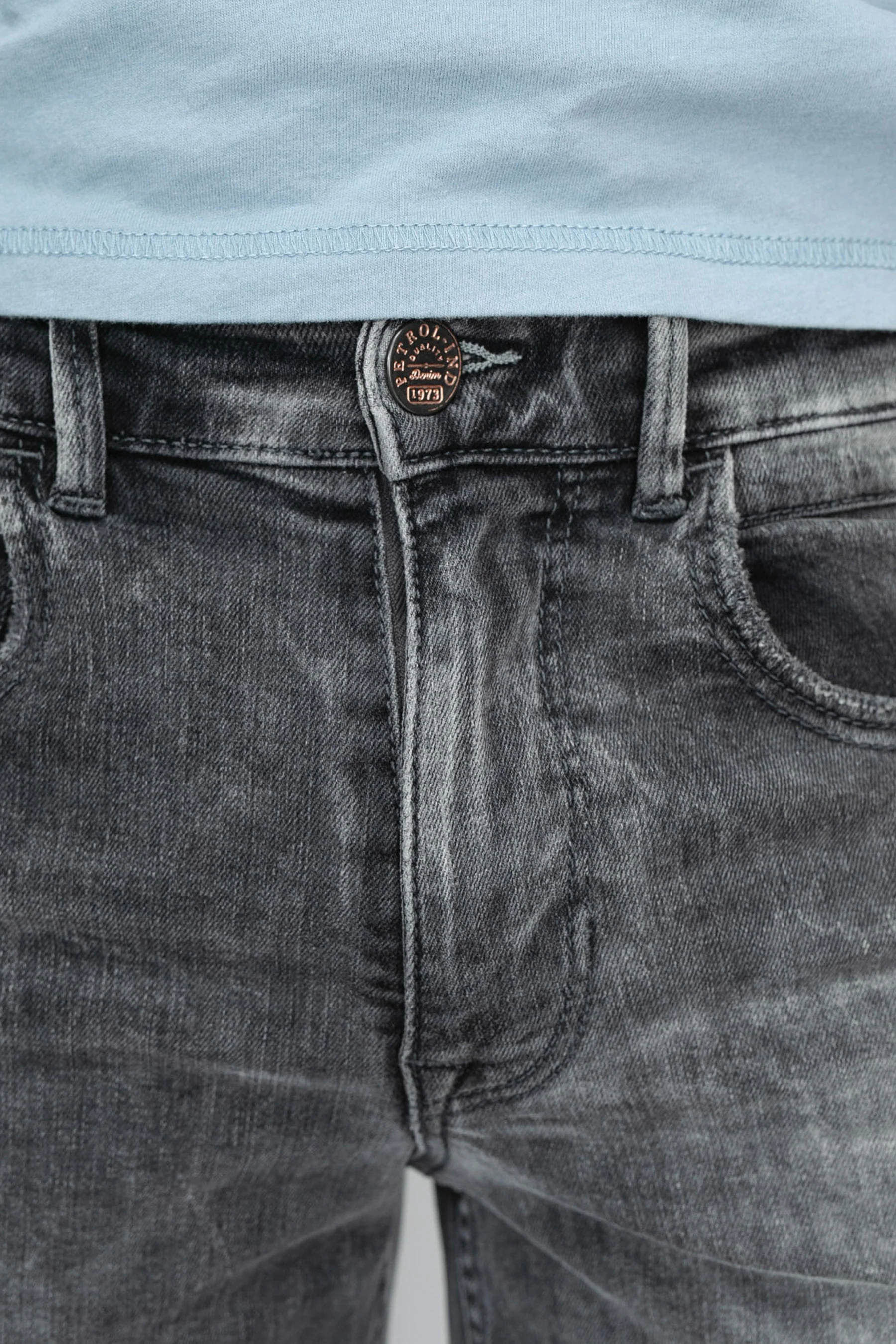 Short - dark blue denim - Image 6