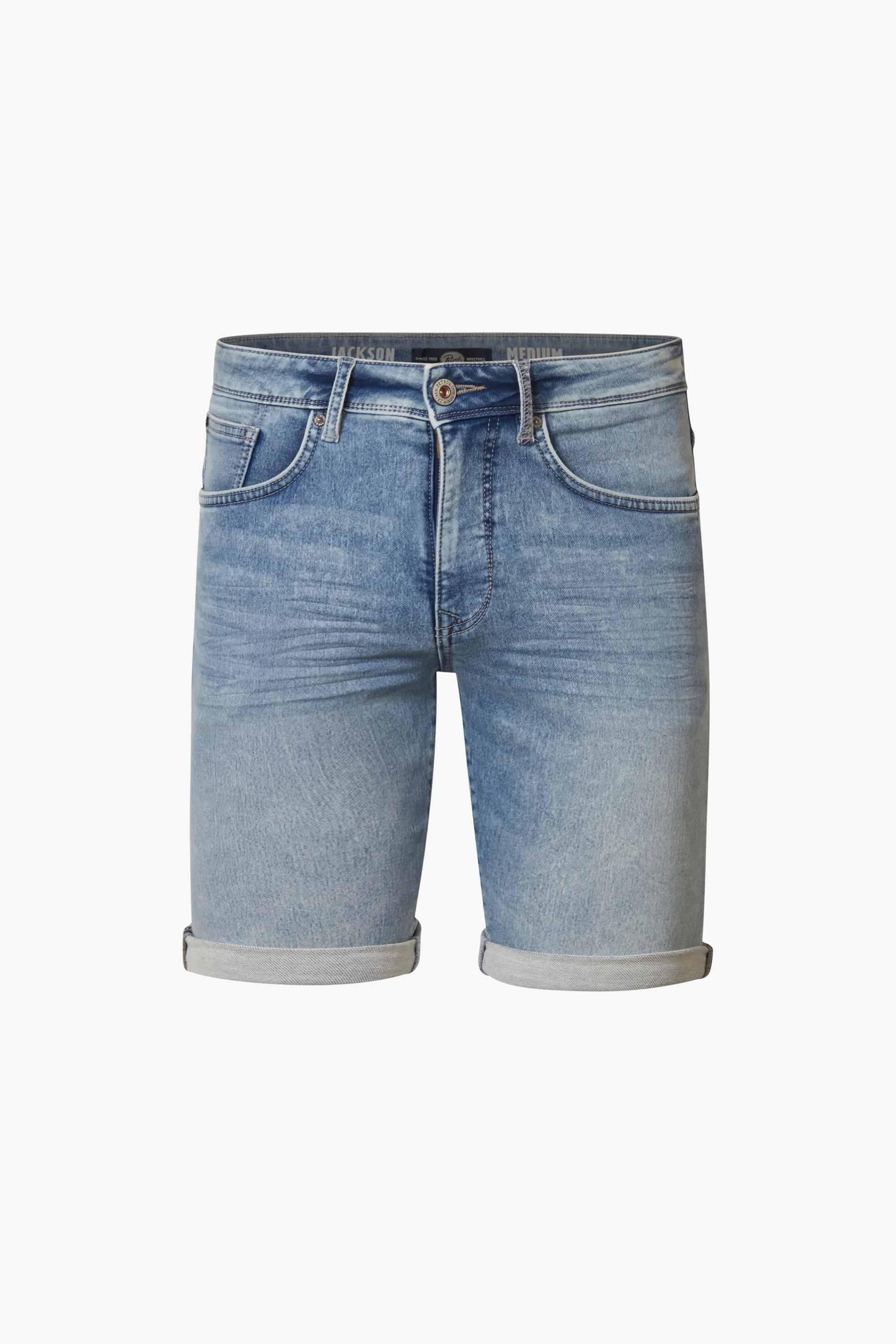 Short - light blue denim