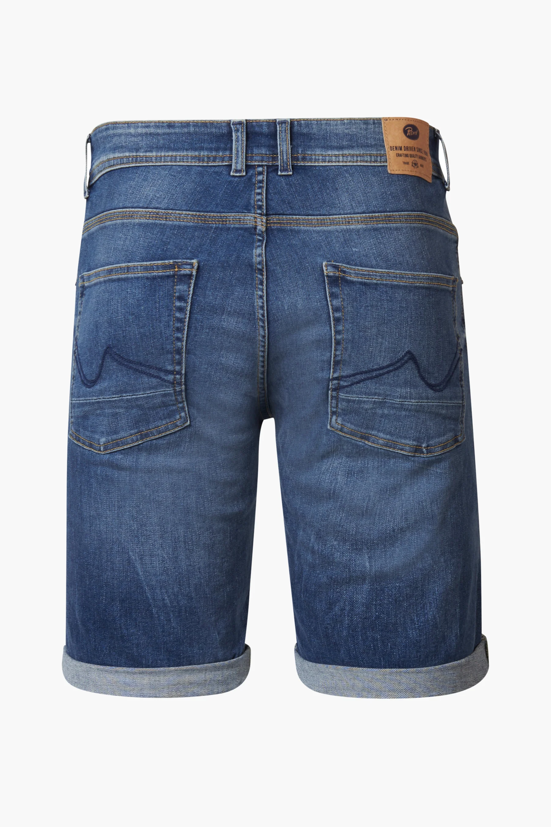 Short - mid blue denim - Image 2