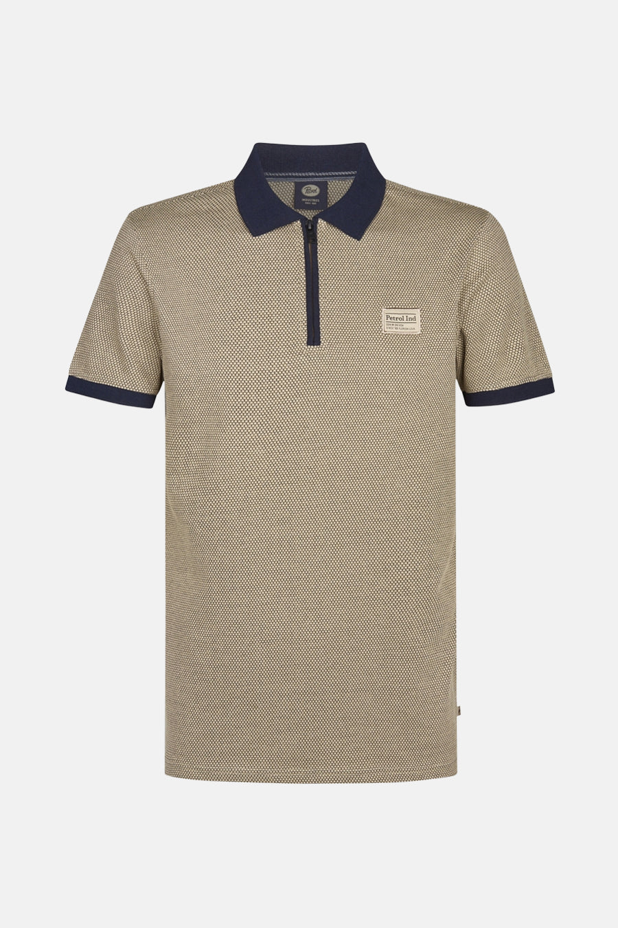 Polo met korte mouwen - beige