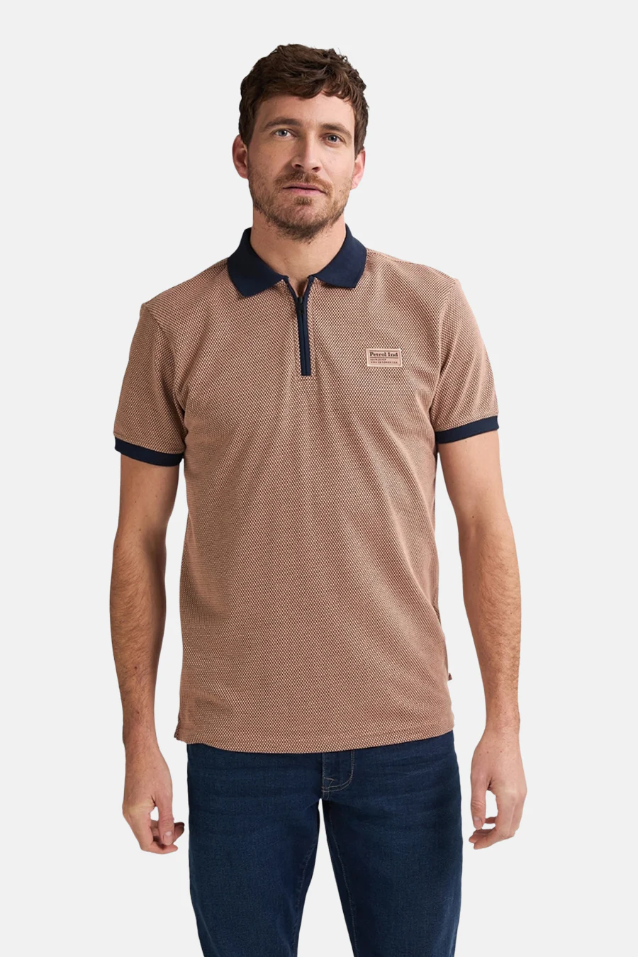 Polo met korte mouwen - Bruin