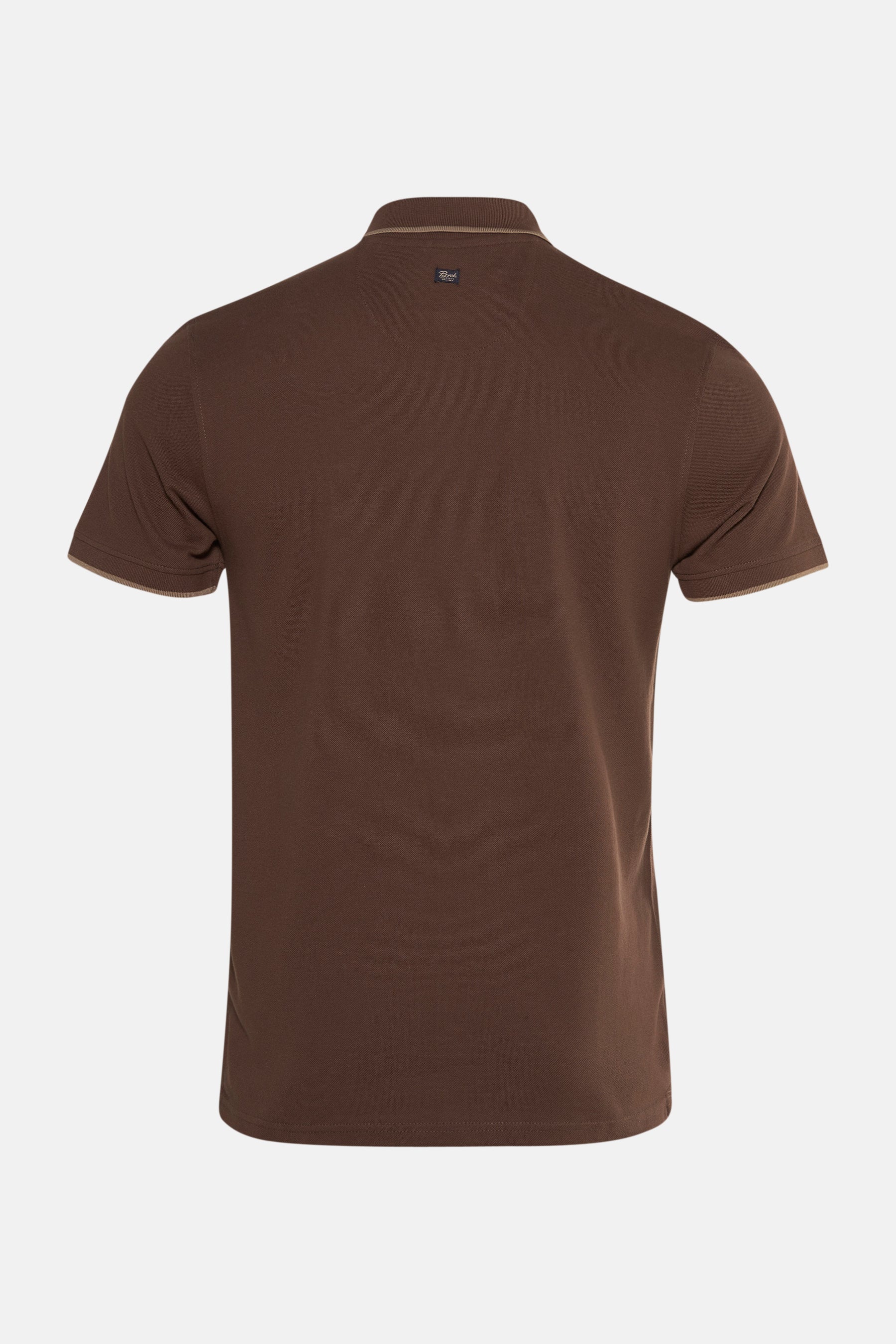 Polo met korte mouwen - bruin - Image 2