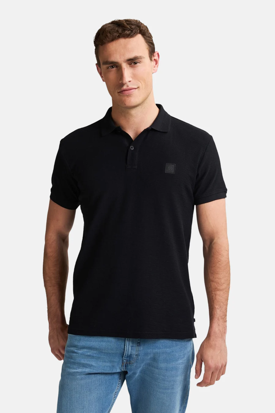 Polo met korte mouwen - zwart