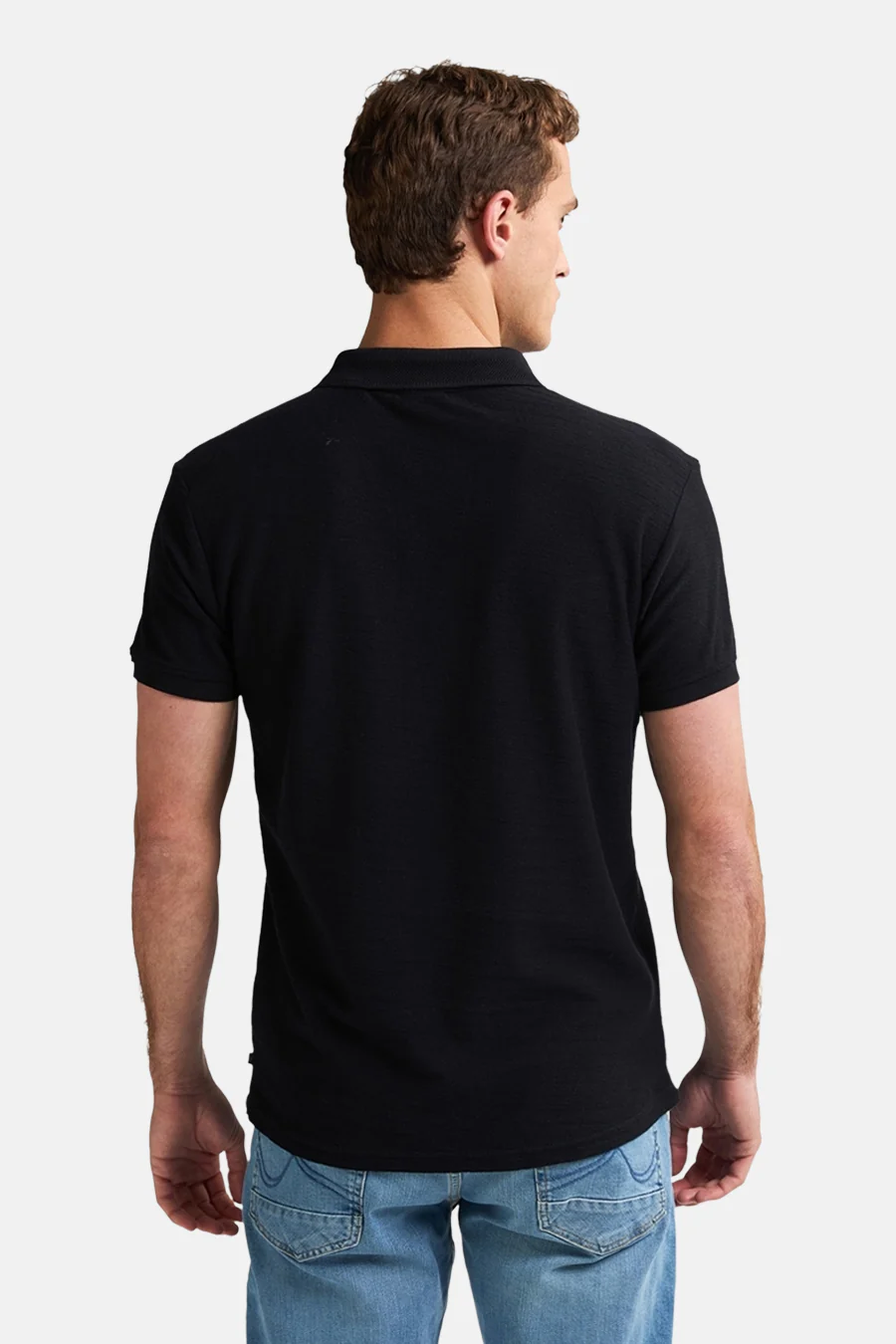 Polo met korte mouwen - zwart - Image 11
