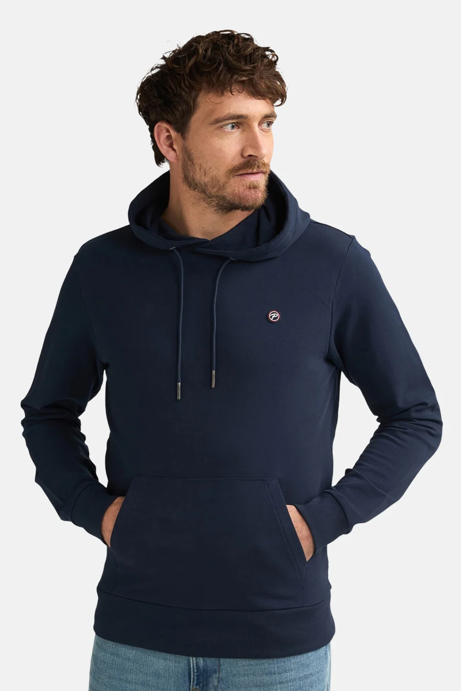 Sweater met kap blauw - Petrol Industries®