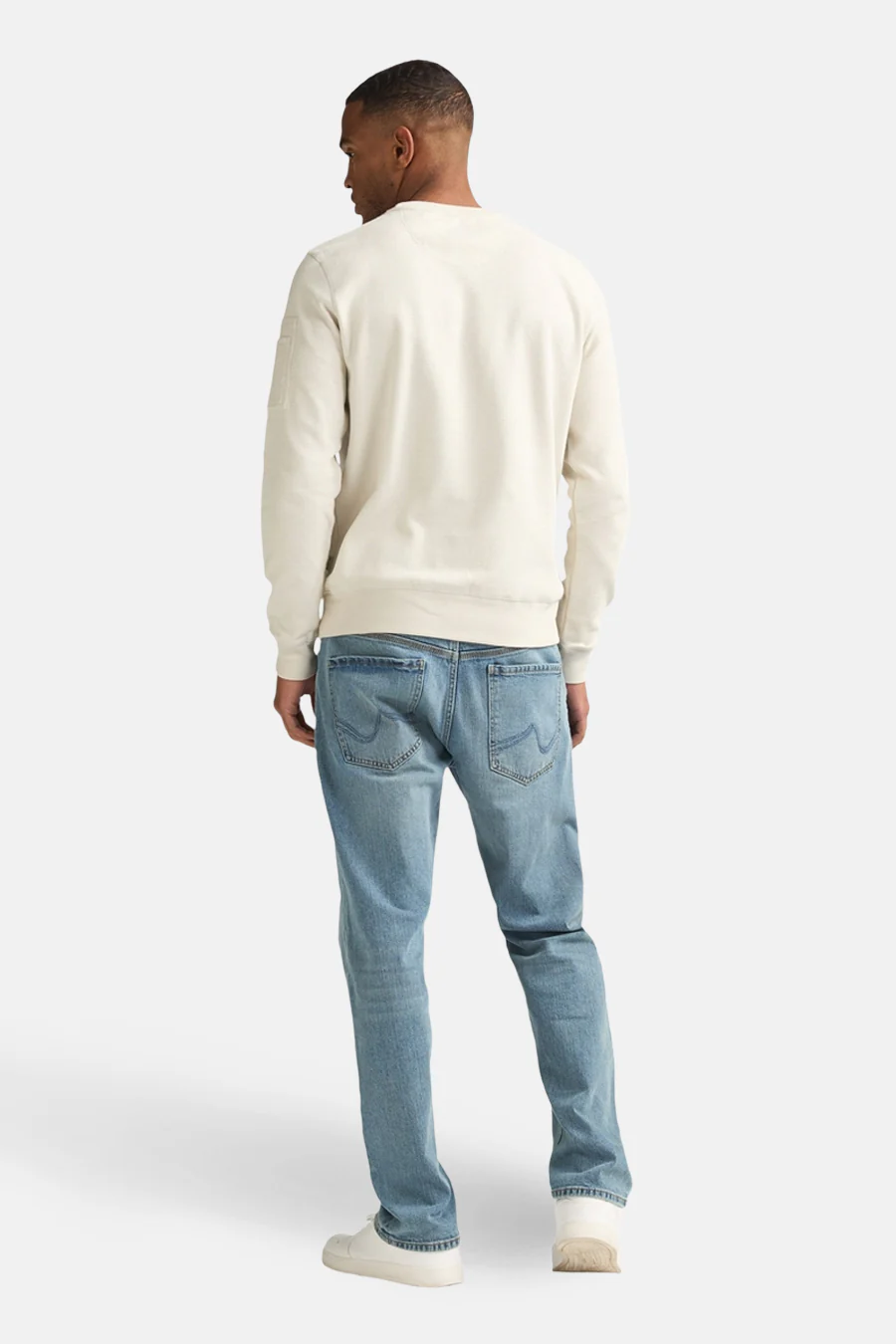 Sweater met ronde hals ecru - Petrol Industries® - Image 4