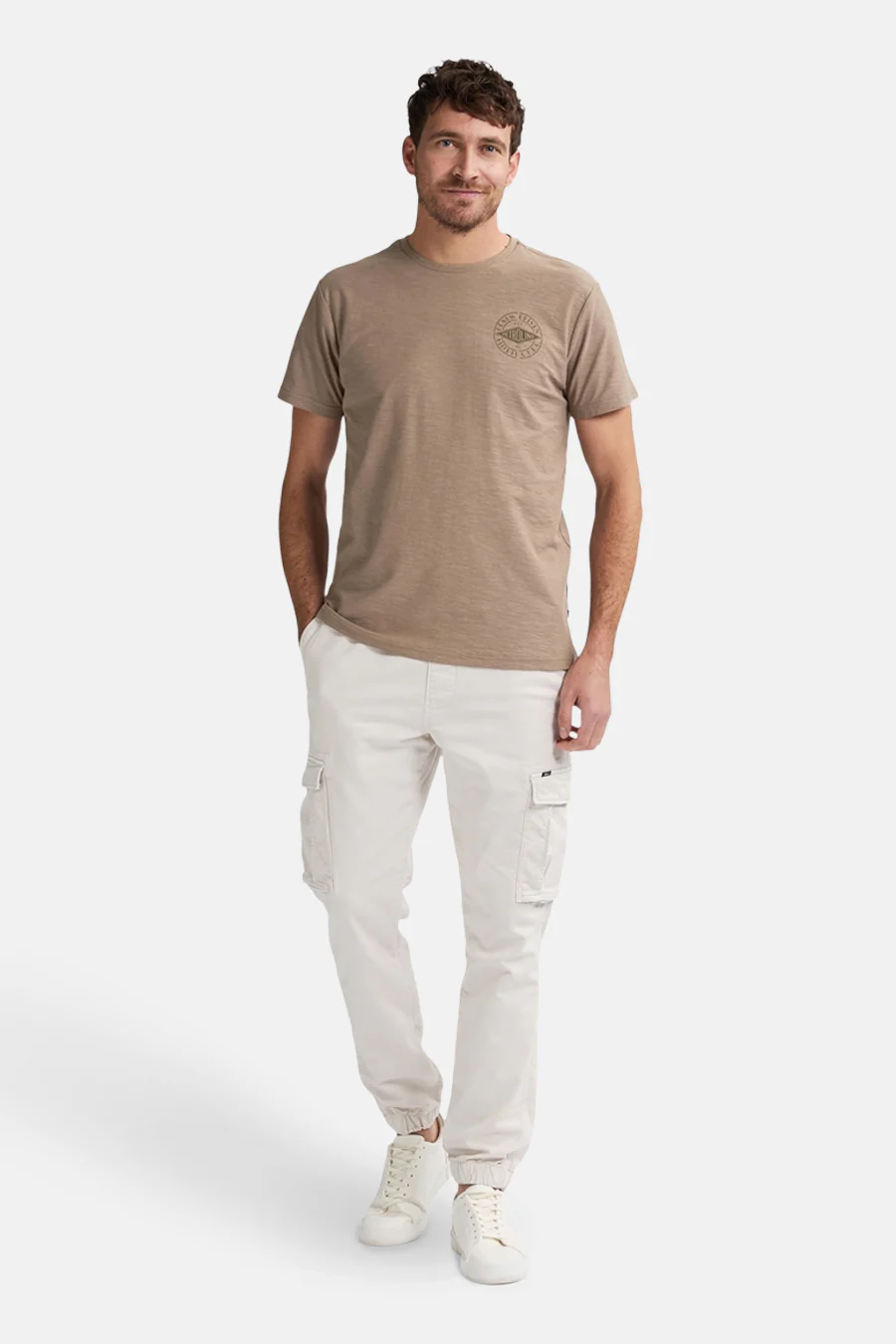 T-shirt met korte mouwen - Bruin - Image 2
