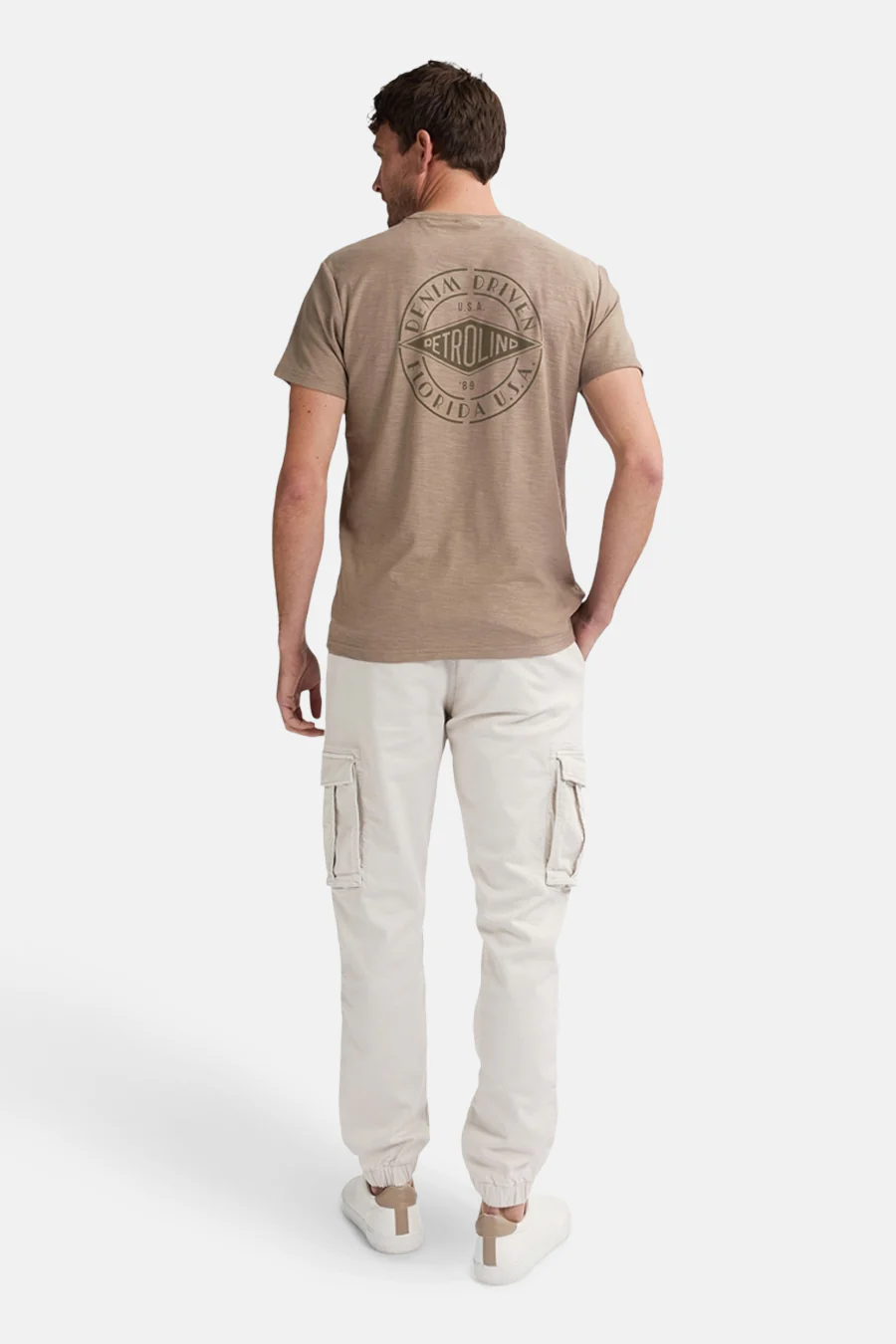T-shirt met korte mouwen - Bruin - Image 3