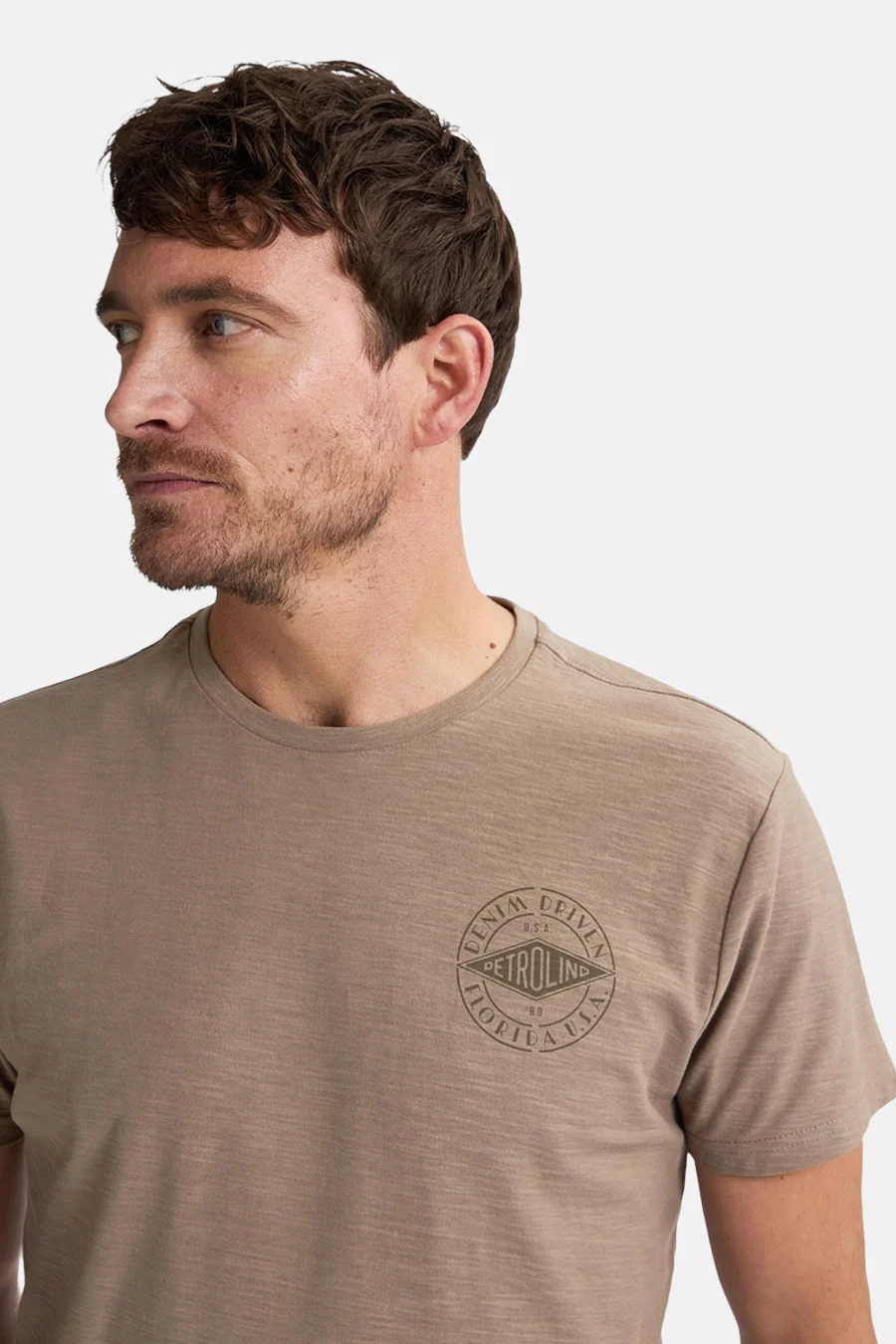 T-shirt met korte mouwen - Bruin - Image 7