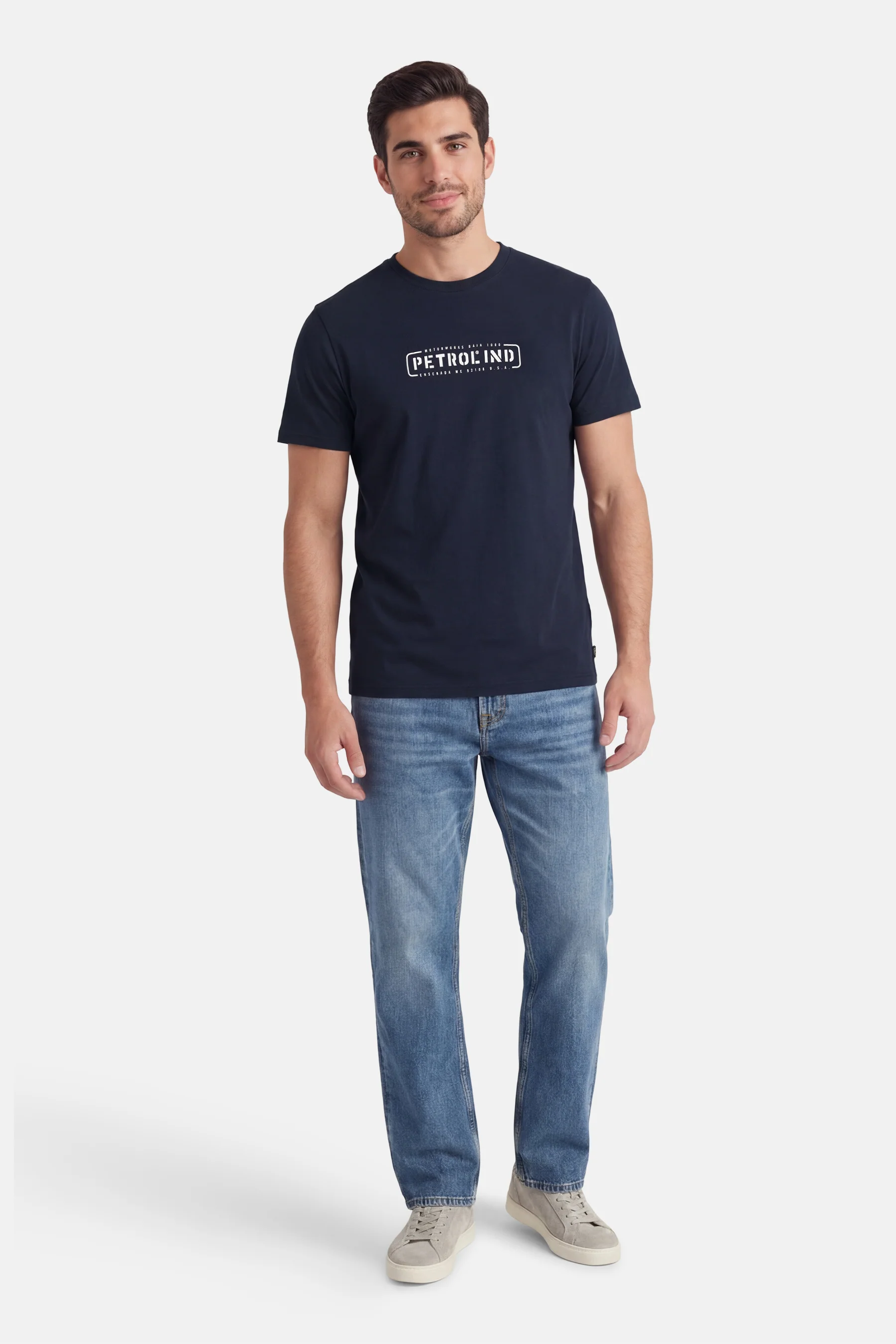 T-shirt met korte mouwen - blauw
