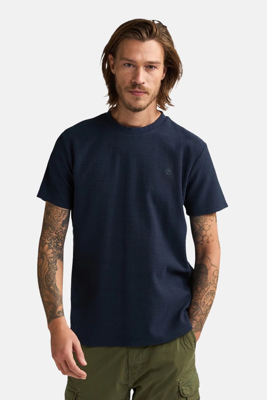 T-shirt met korte mouwen - blauw
