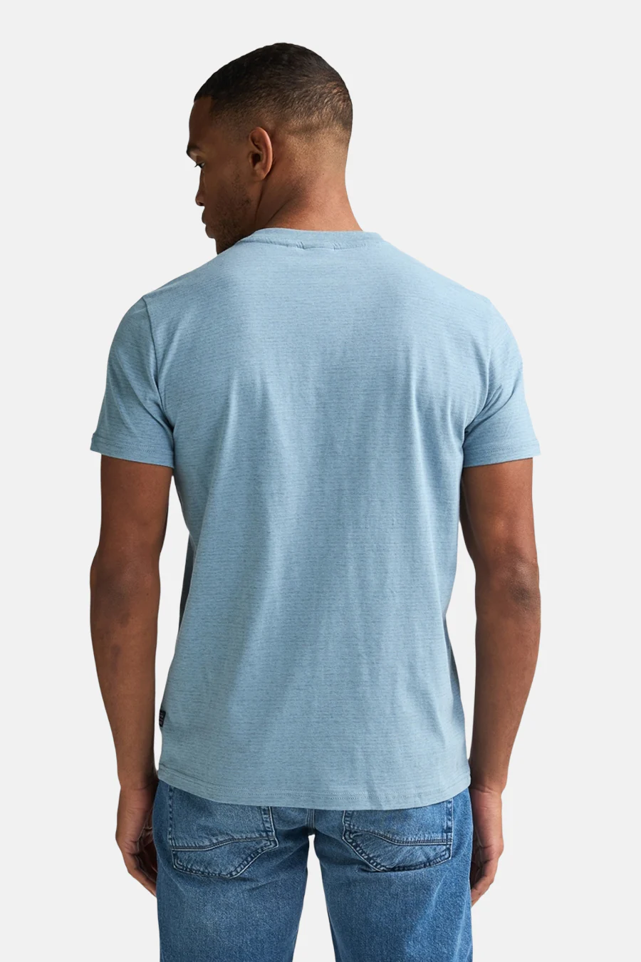 T-shirt met korte mouwen - blauw - Image 7