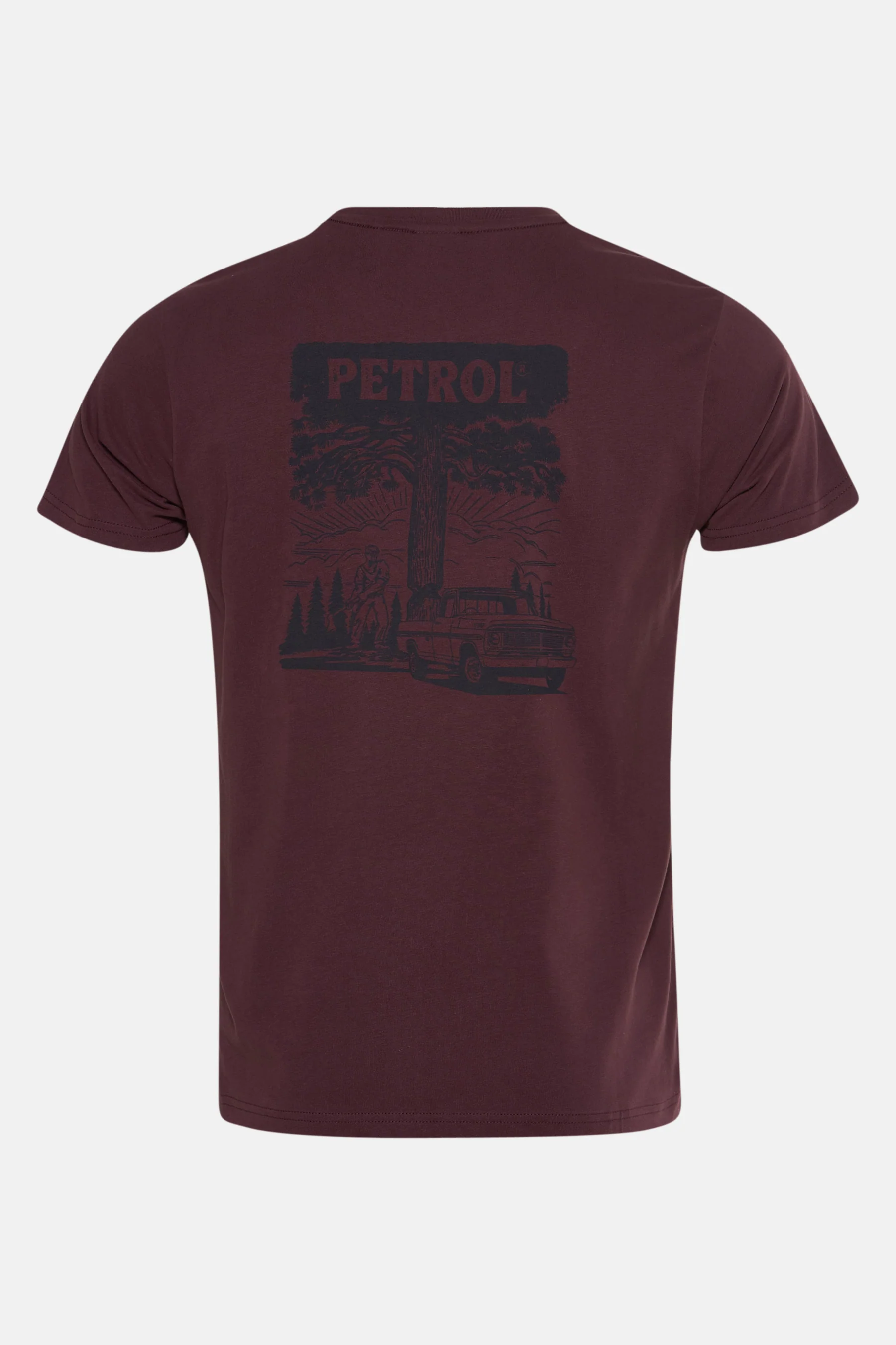 T-shirt met korte mouwen - bordeaux - Image 2