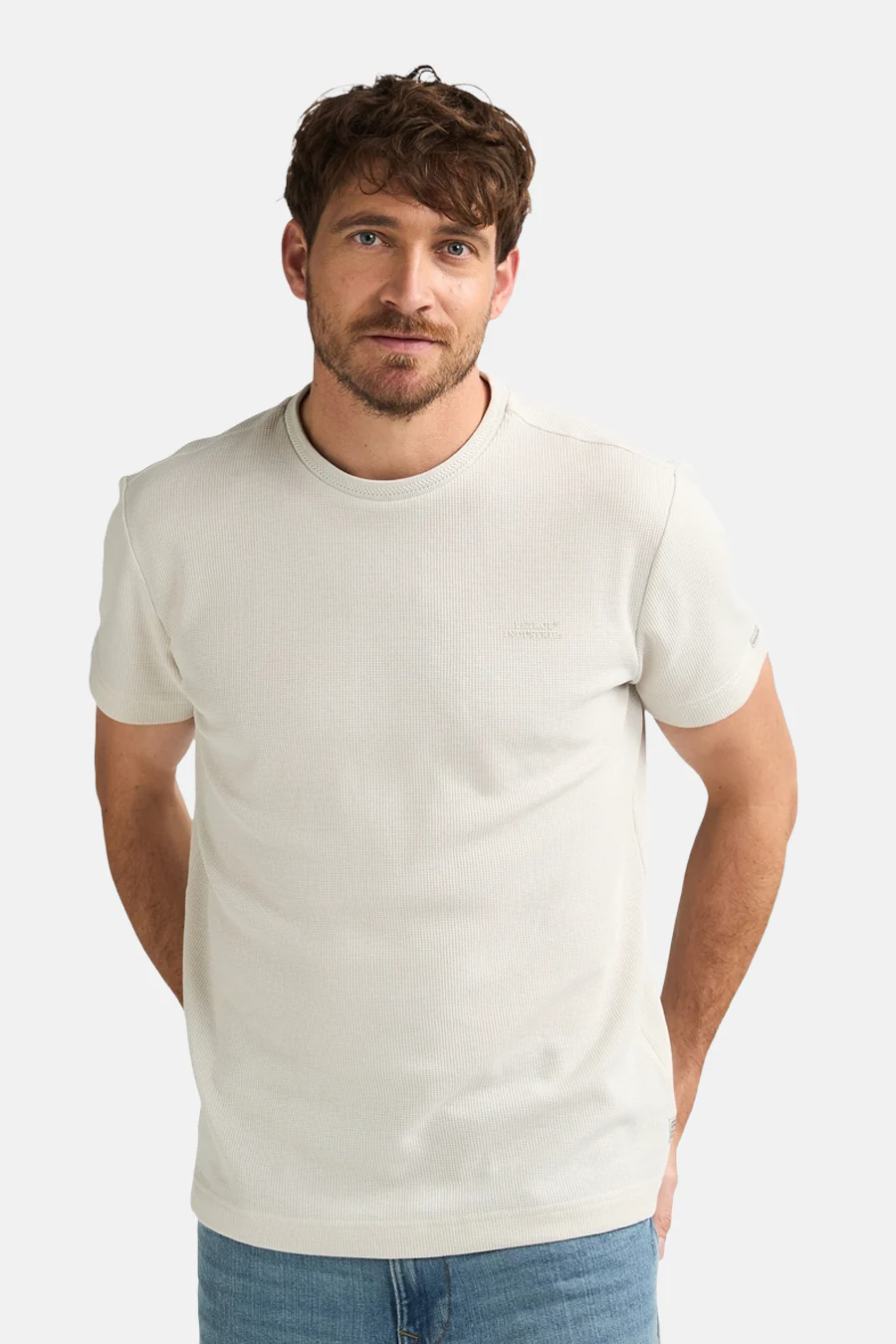 T-shirt met korte mouwen - ecru