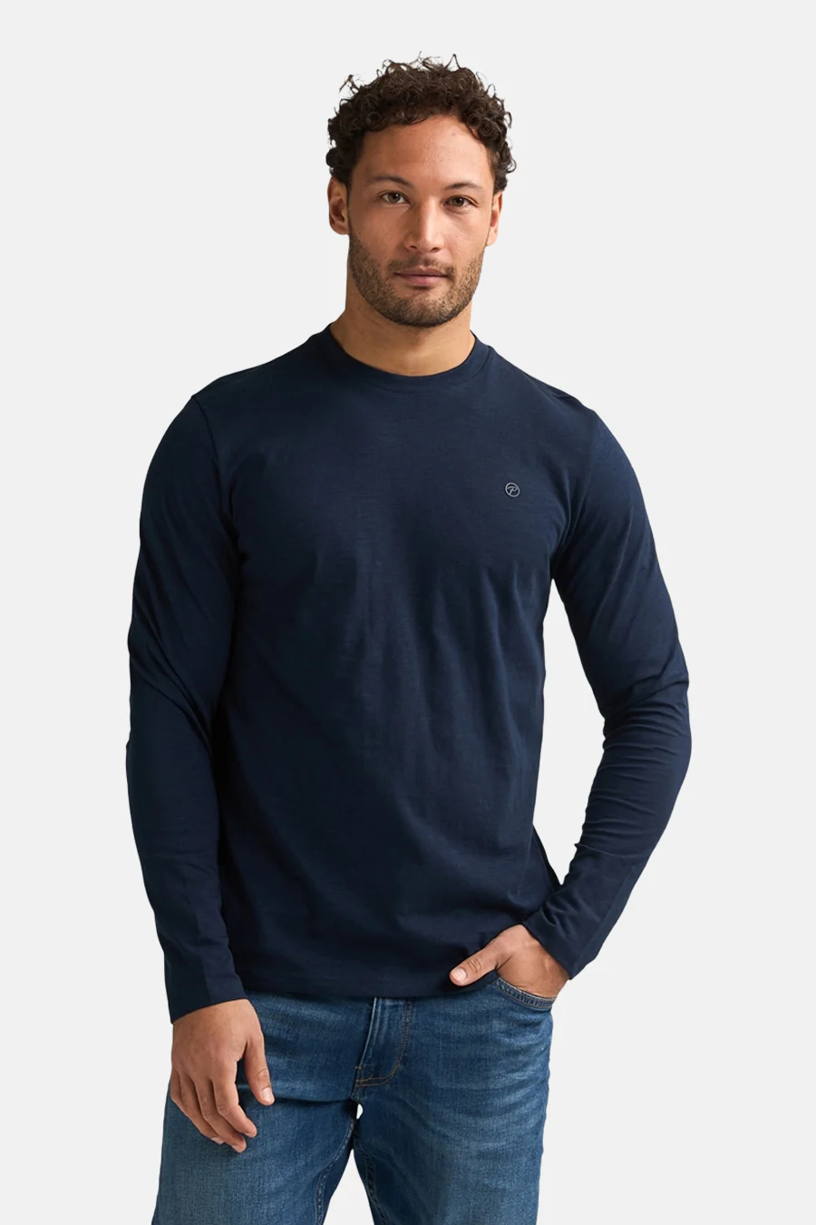 T-shirt met lange mouwen - blauw