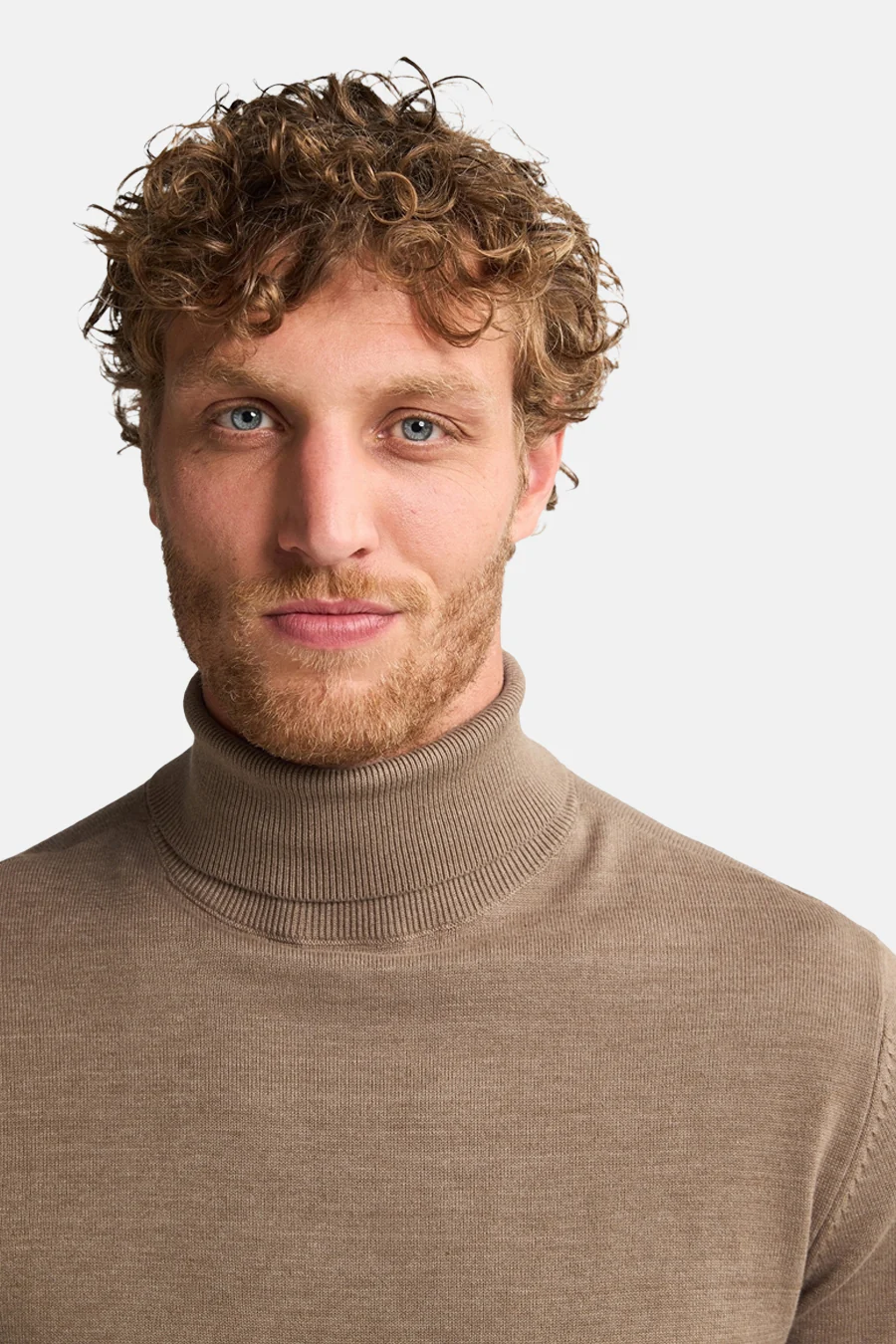 Trui met rolkraag beige - Petrol Industries® - Image 6