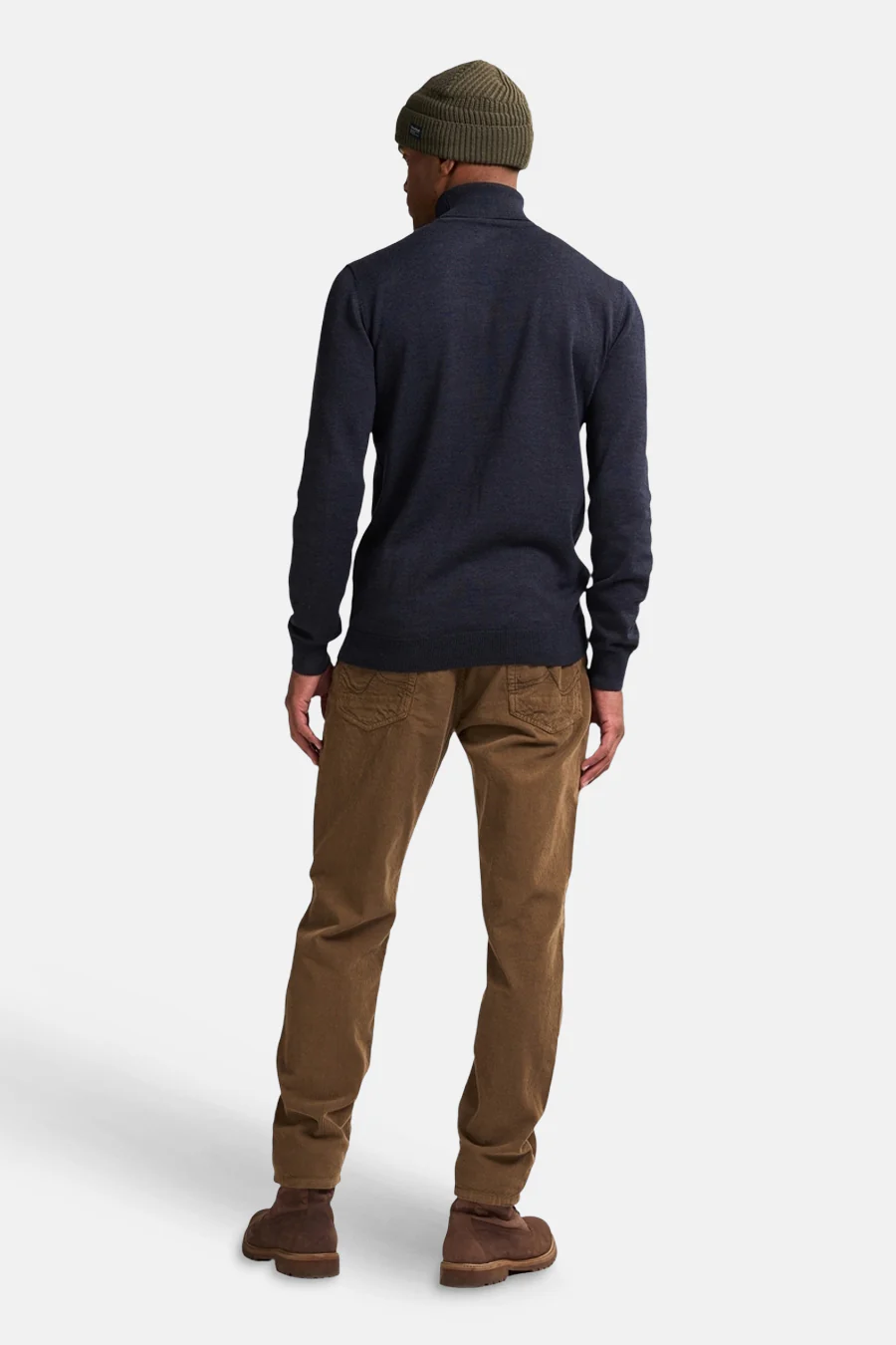 Pull met rolkraag - blauw - Image 4